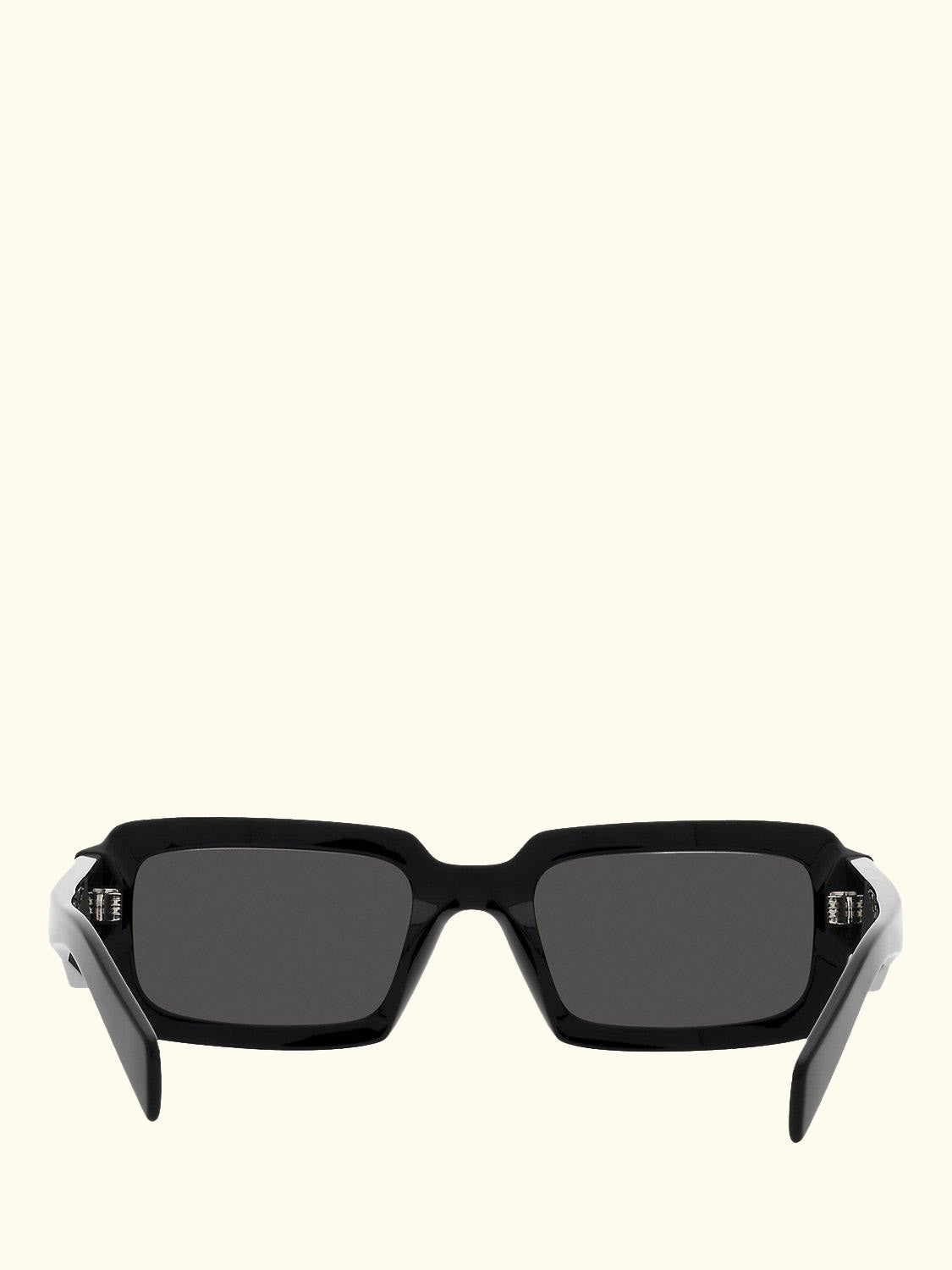 PR 27ZS Unisex Rectangular Sunglasses, Black