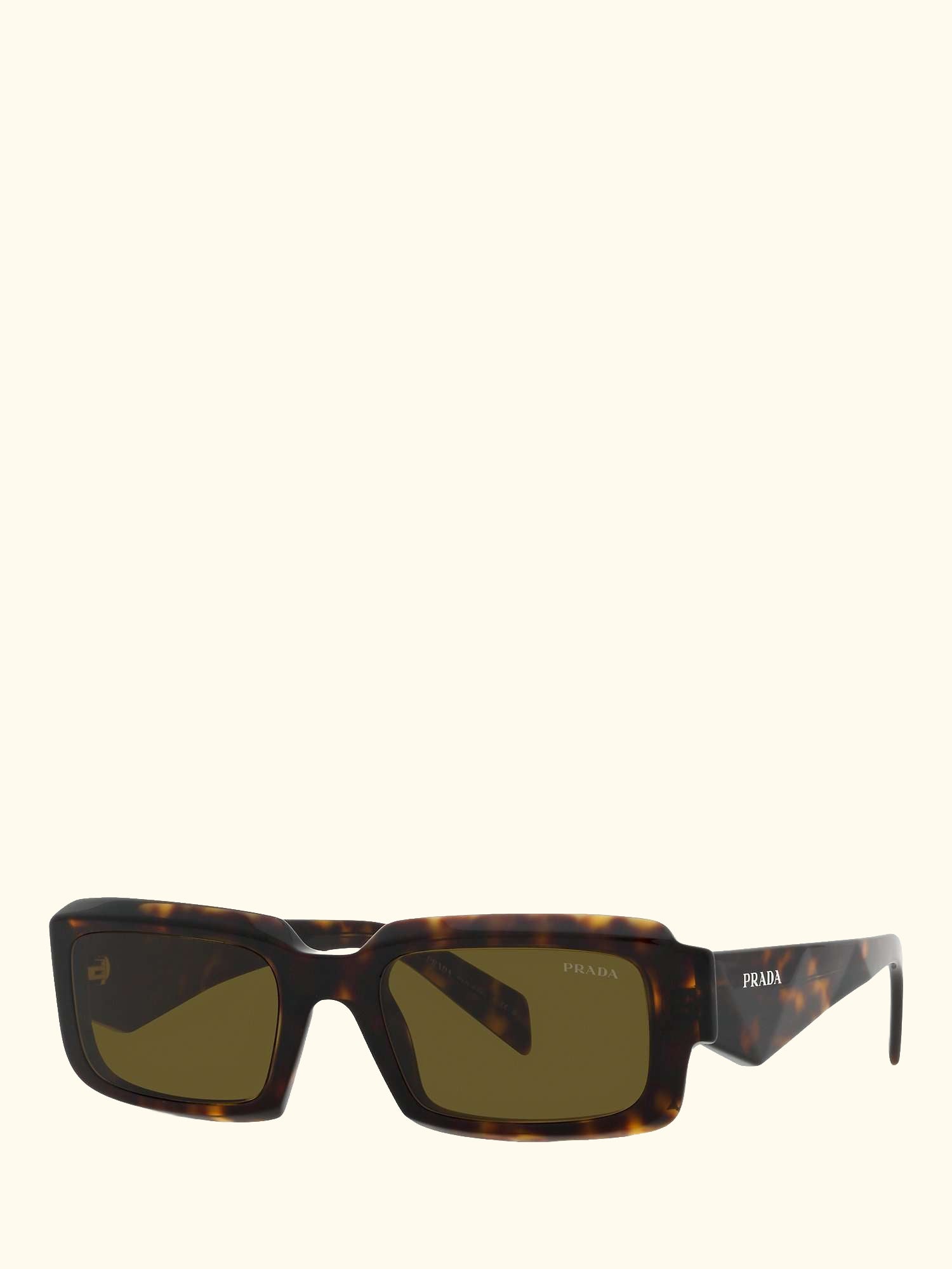 PR 27ZS Unisex Rectangular Sunglasses, Tortoise