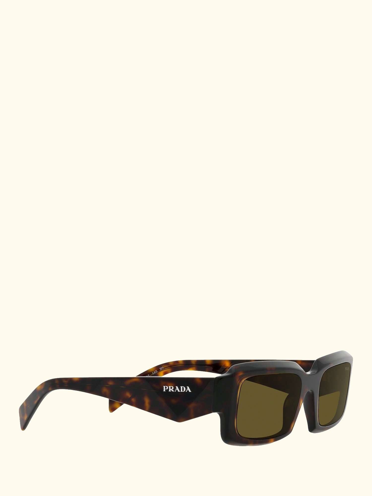 PR 27ZS Unisex Rectangular Sunglasses, Tortoise