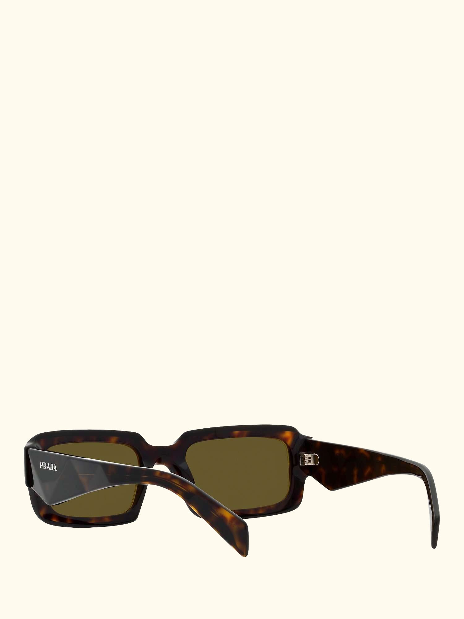 PR 27ZS Unisex Rectangular Sunglasses, Tortoise