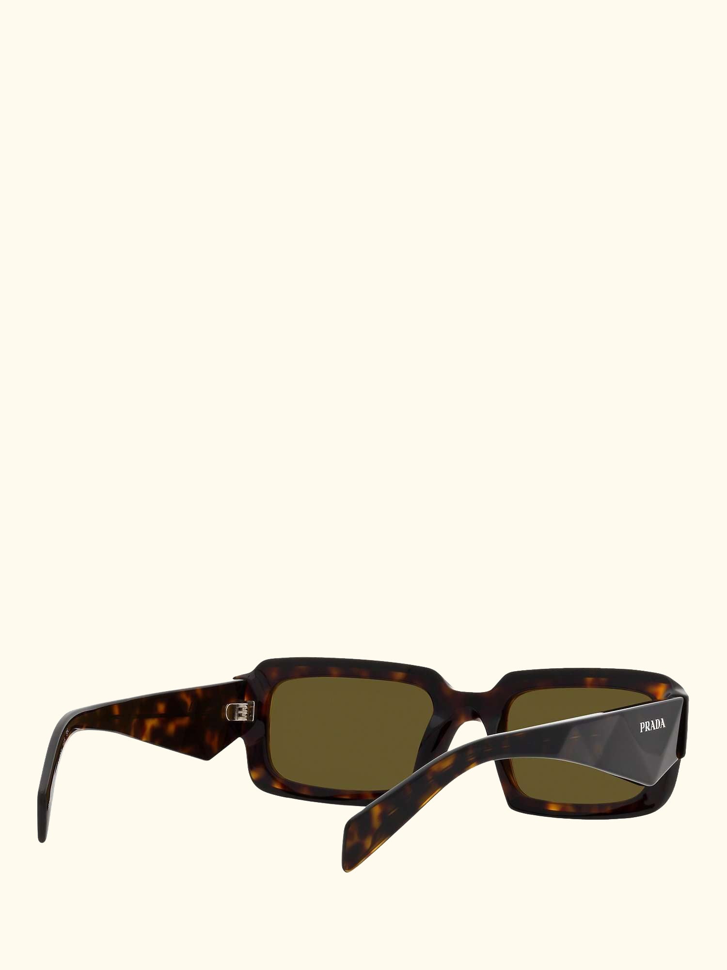 PR 27ZS Unisex Rectangular Sunglasses, Tortoise