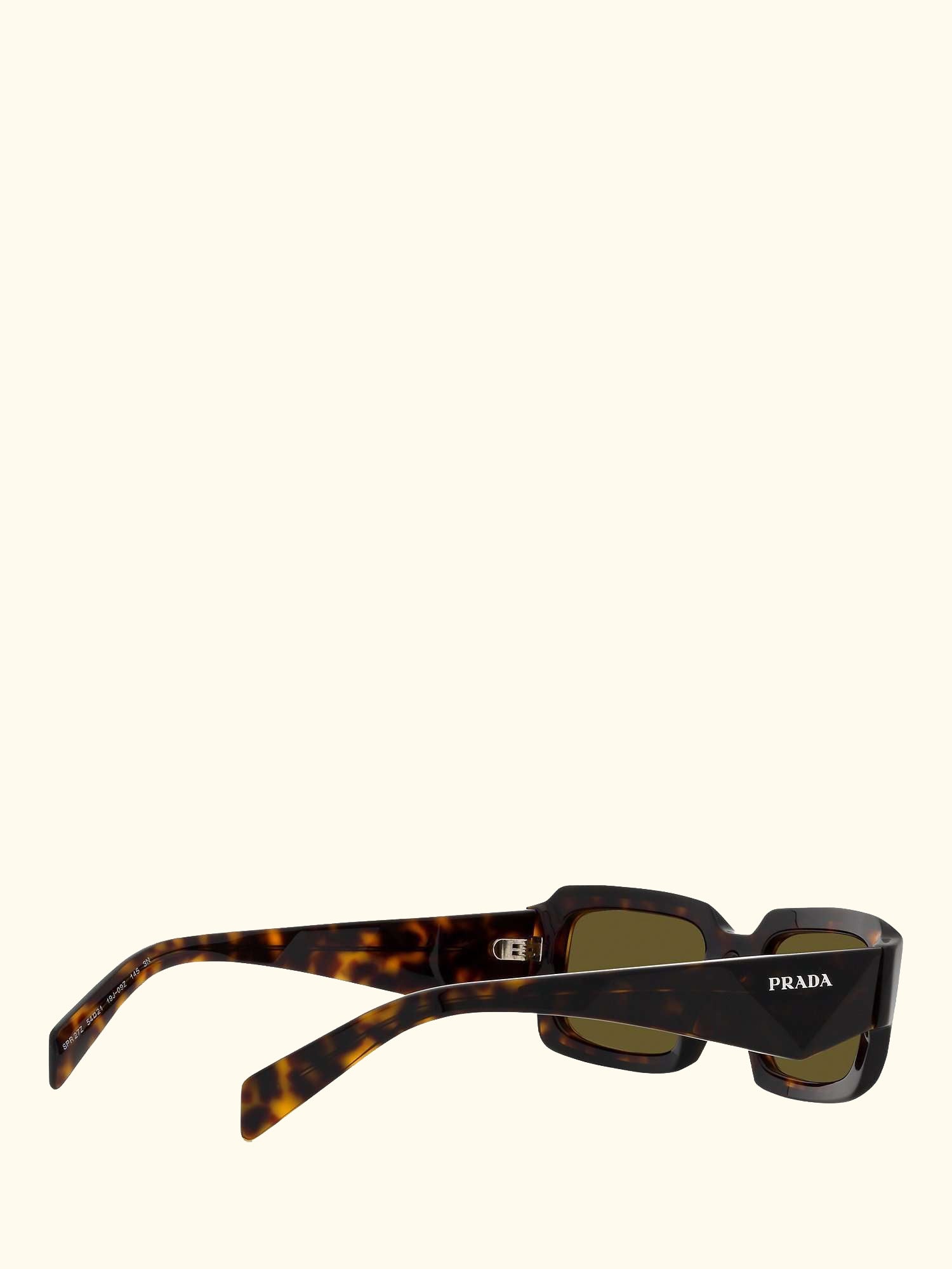 PR 27ZS Unisex Rectangular Sunglasses, Tortoise