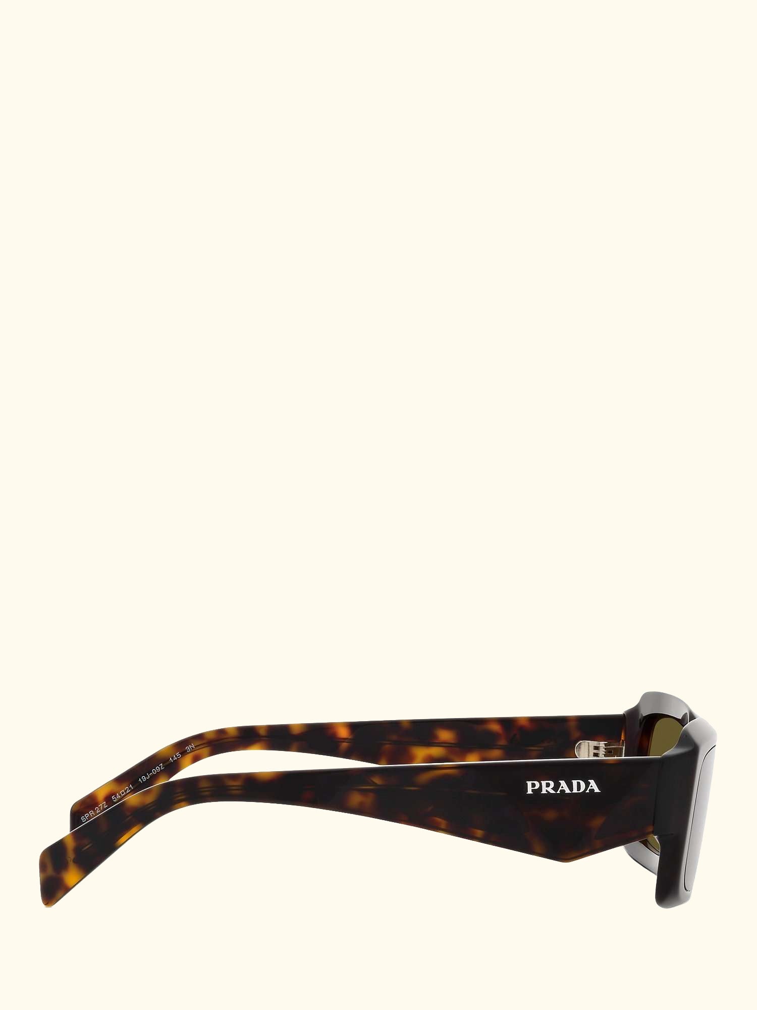 PR 27ZS Unisex Rectangular Sunglasses, Tortoise