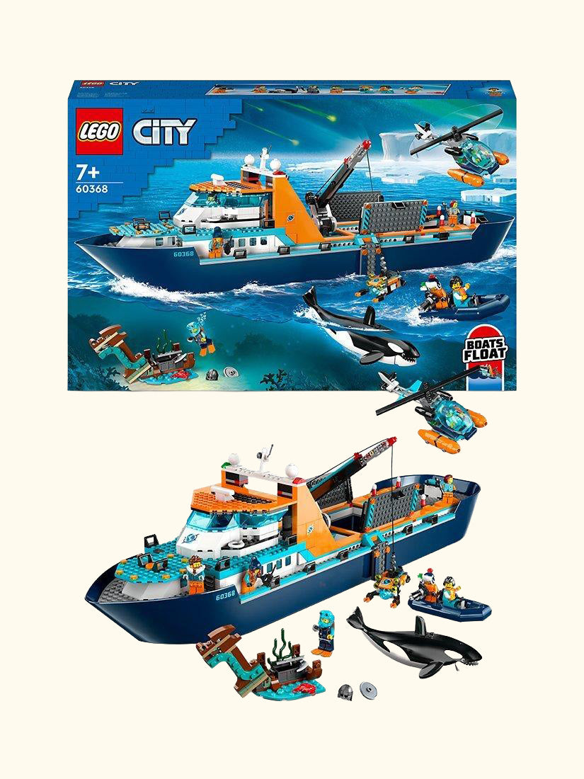 City Arctic Explorer Ship, Big Floating Boat Toy 60368