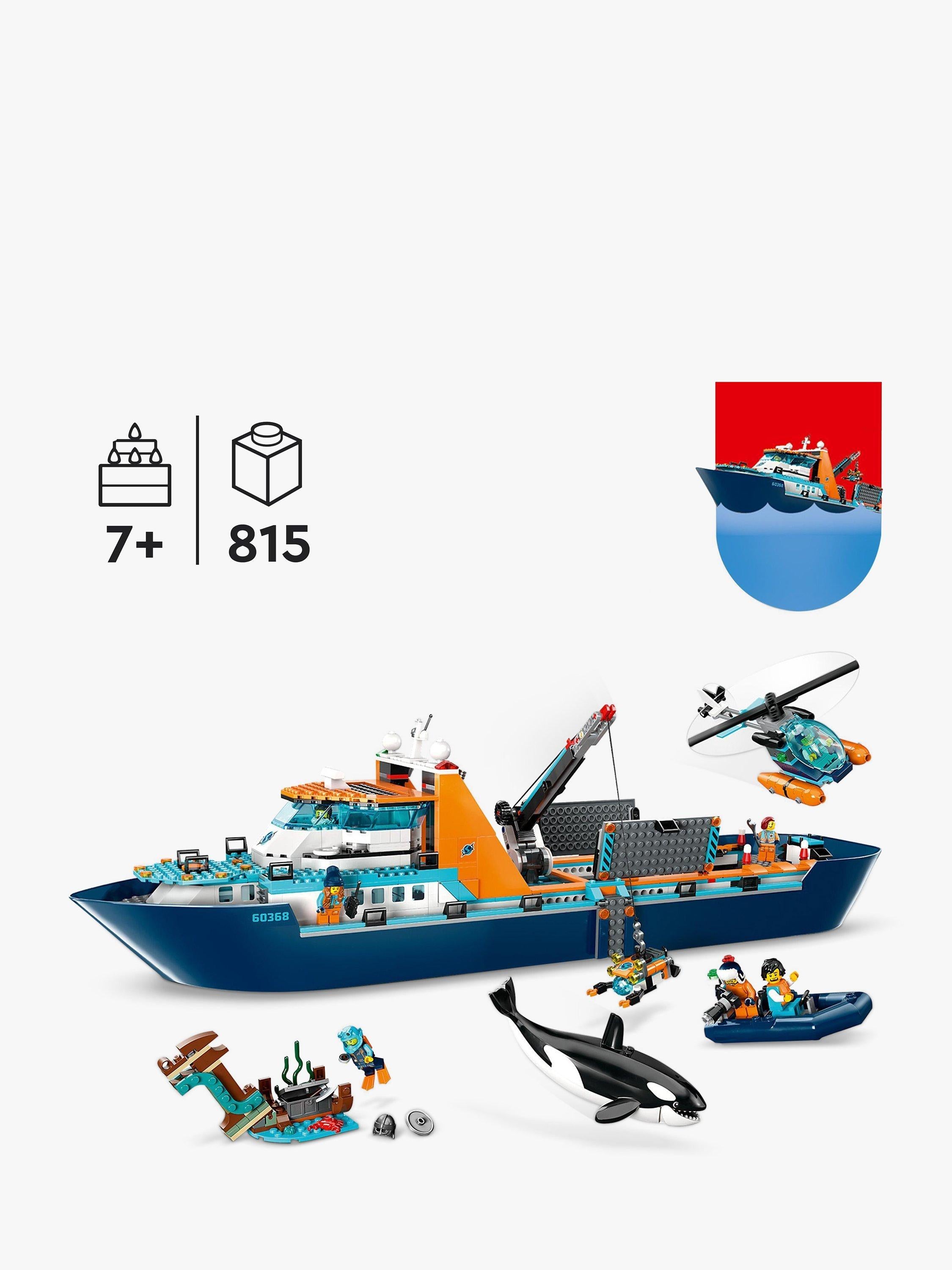 City Arctic Explorer Ship, Big Floating Boat Toy 60368