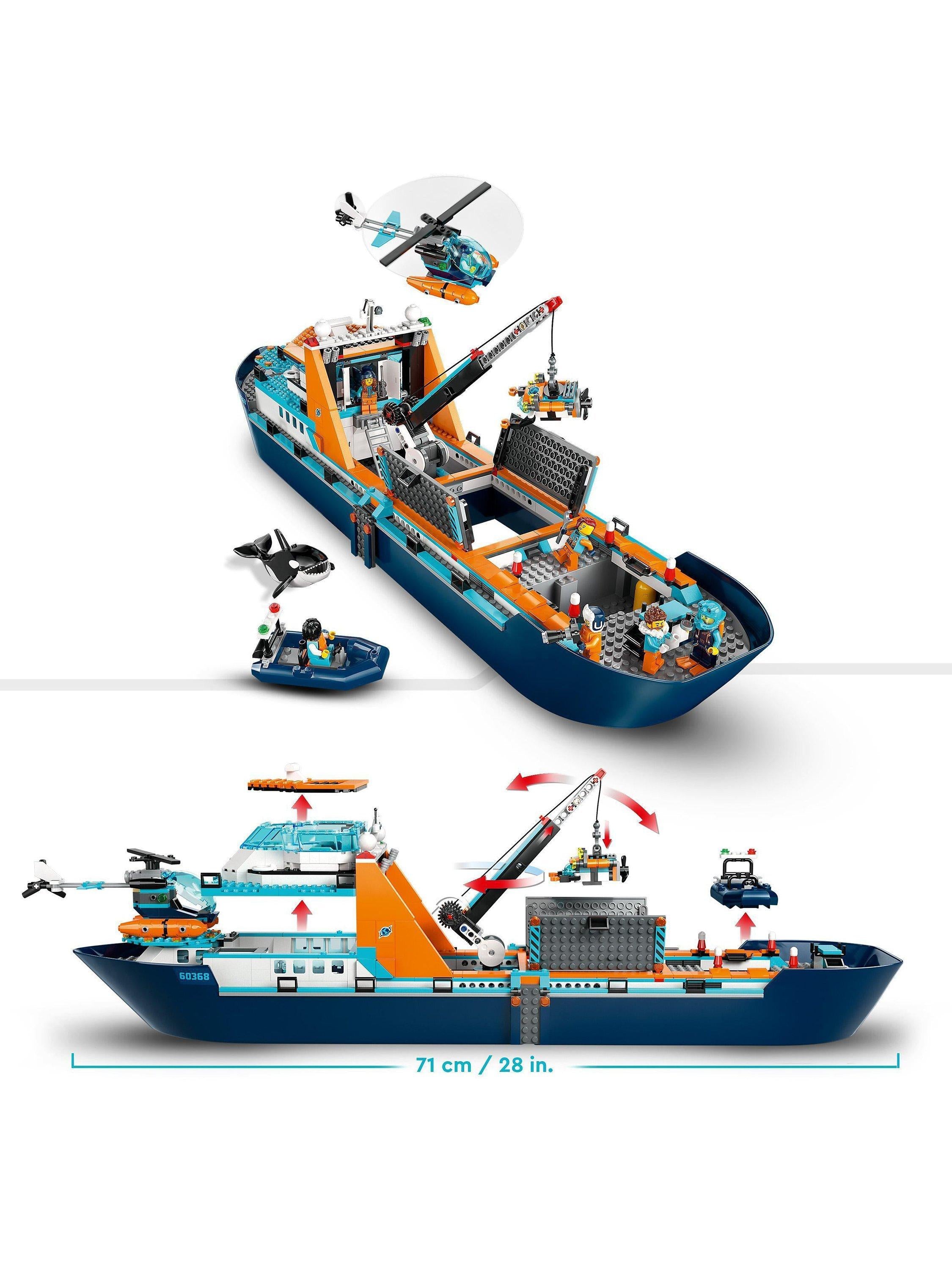 City Arctic Explorer Ship, Big Floating Boat Toy 60368