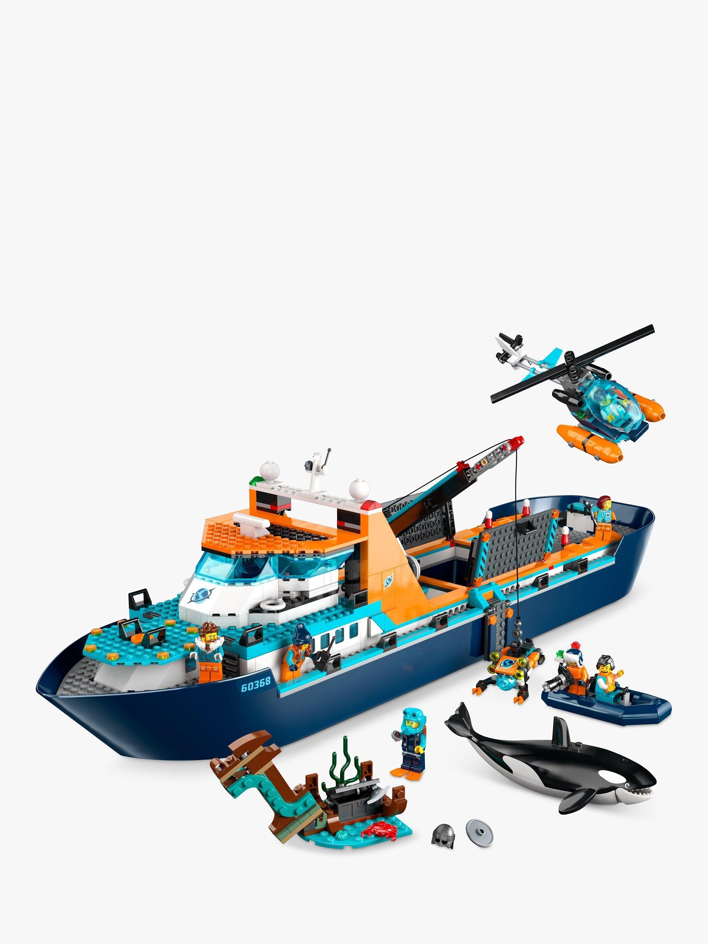 City Arctic Explorer Ship, Big Floating Boat Toy 60368