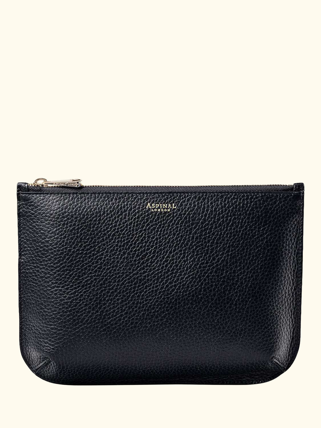 Large Ella Pebble Grain Leather Pouch