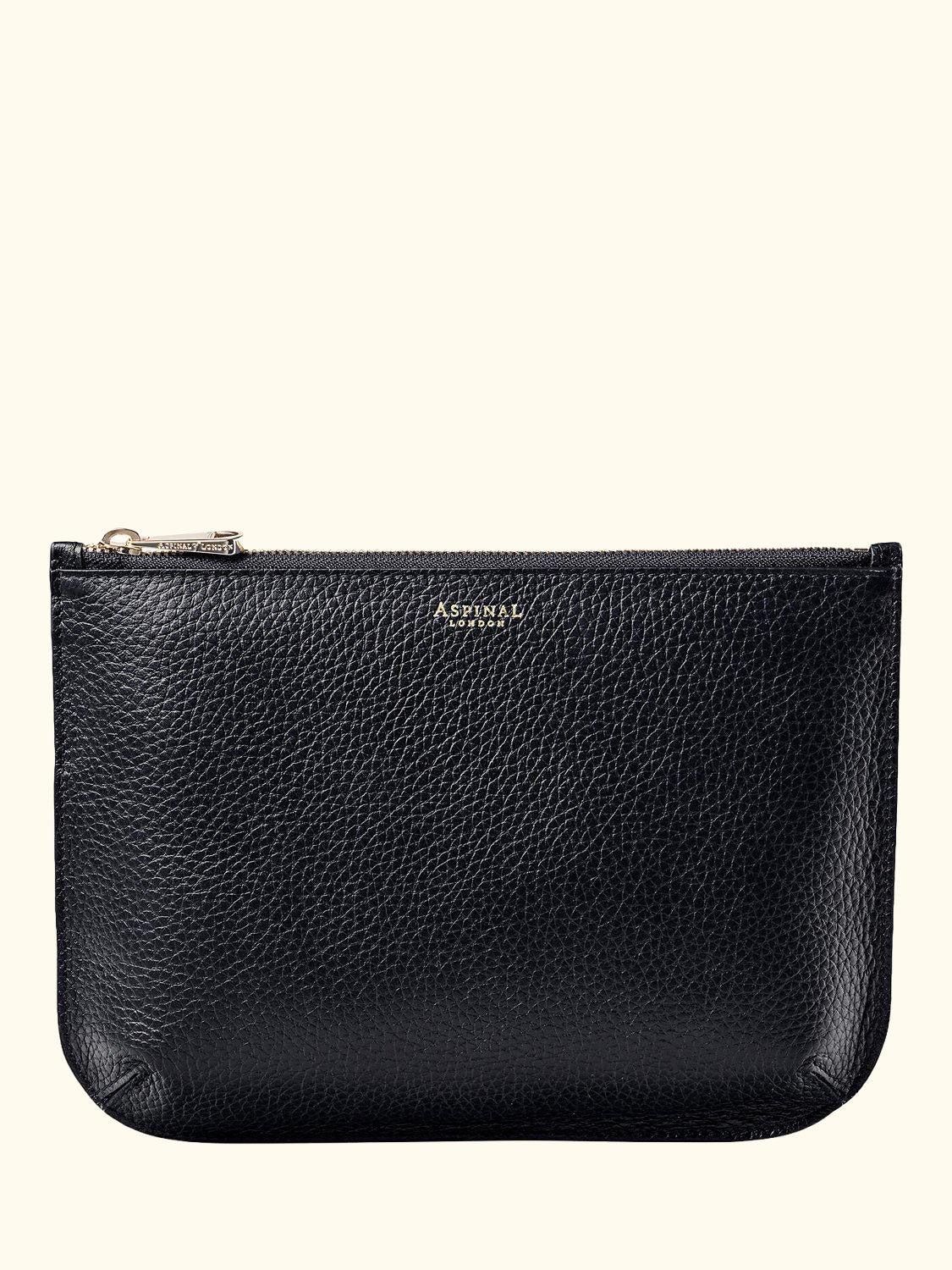 Large Ella Pebble Grain Leather Pouch