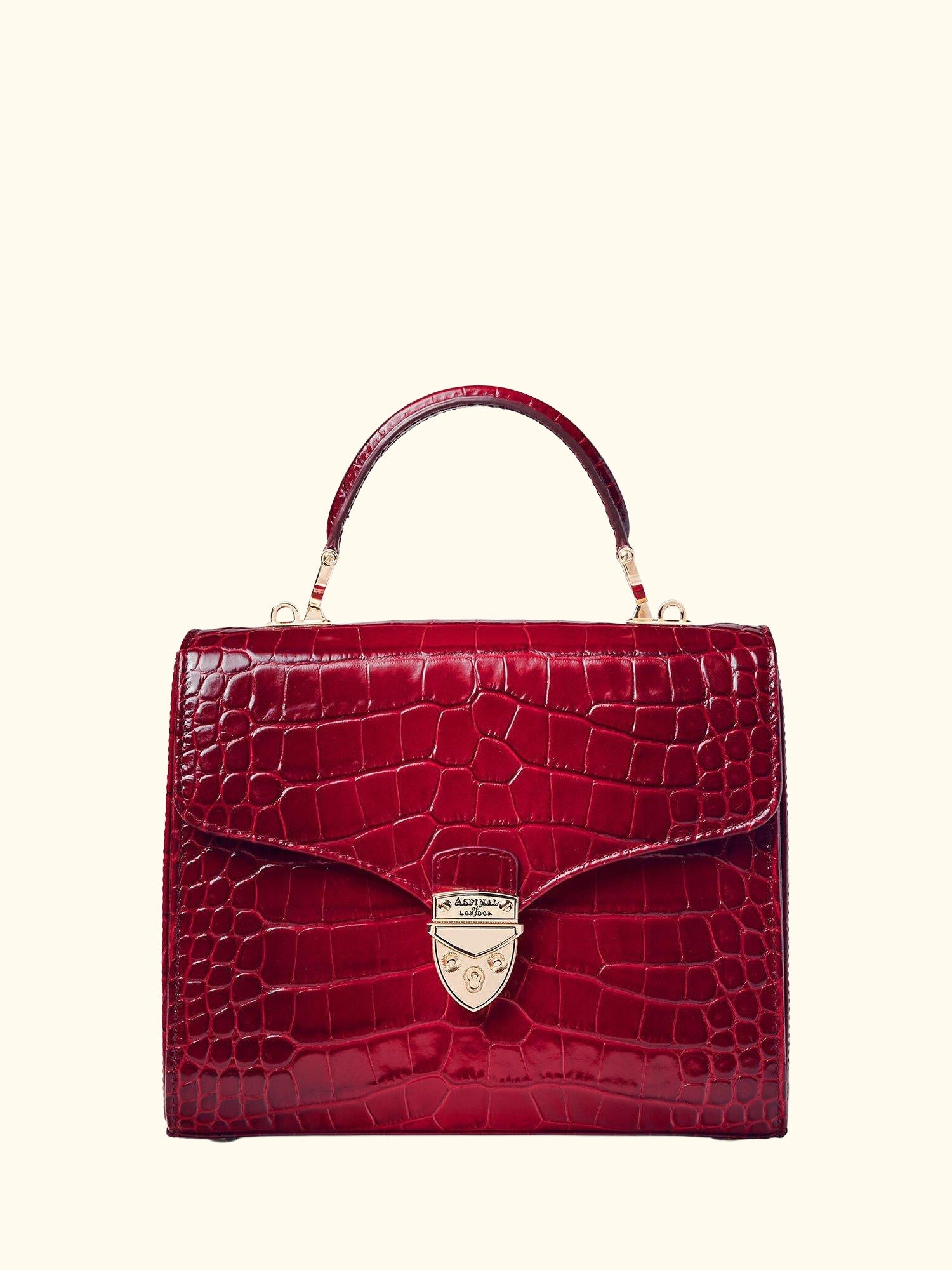 Mayfair Croc Effect Leather Cross Body Bag