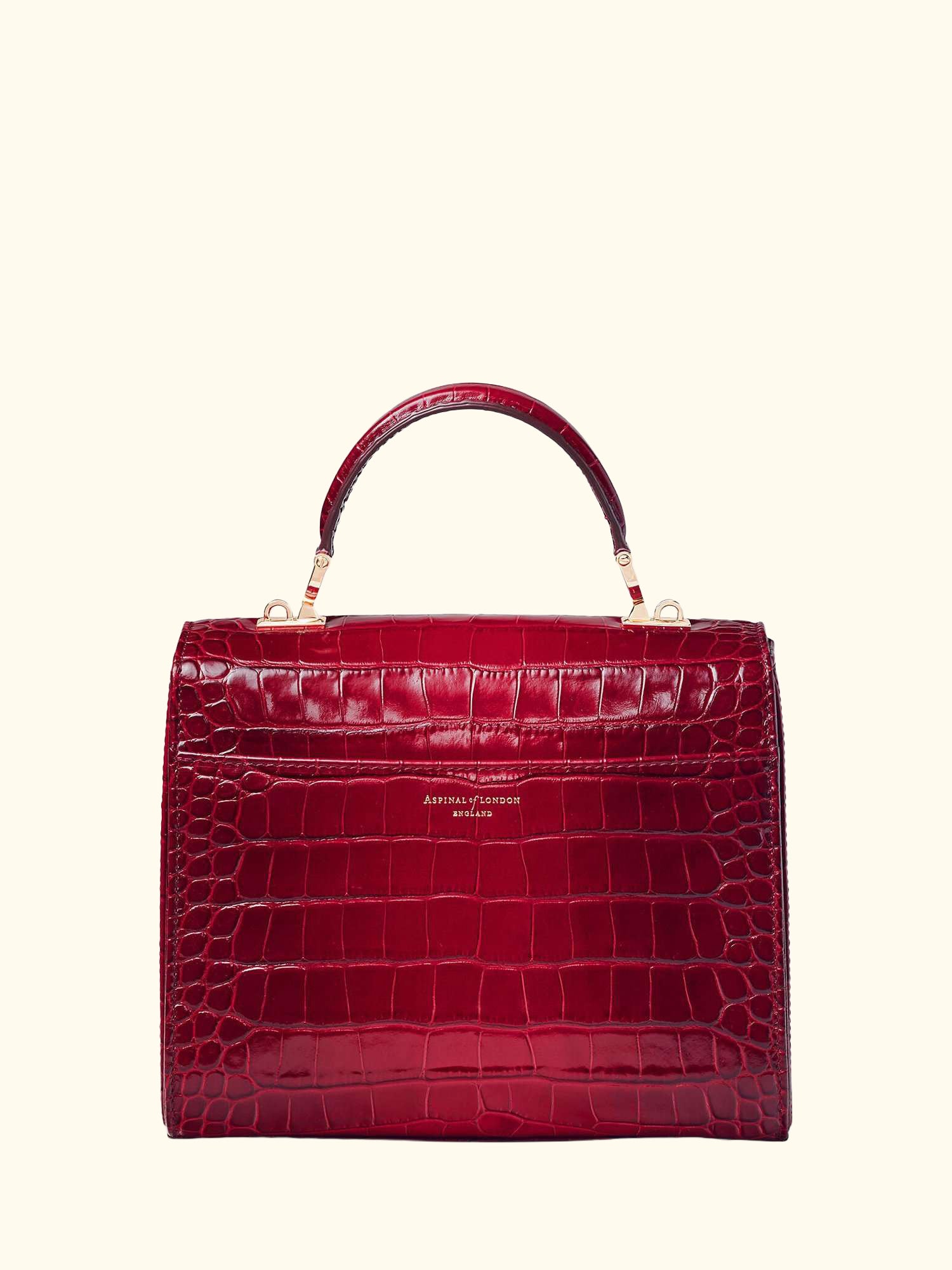 Mayfair Croc Effect Leather Cross Body Bag