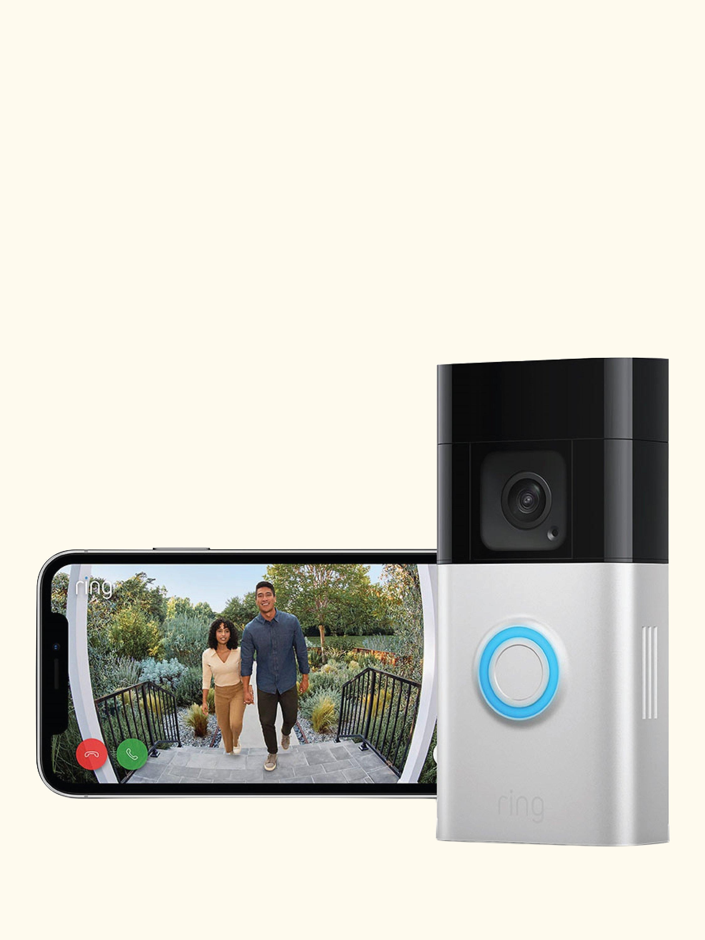 Smart Battery Video Doorbell Plus with Built-in Wi-Fi & Camera