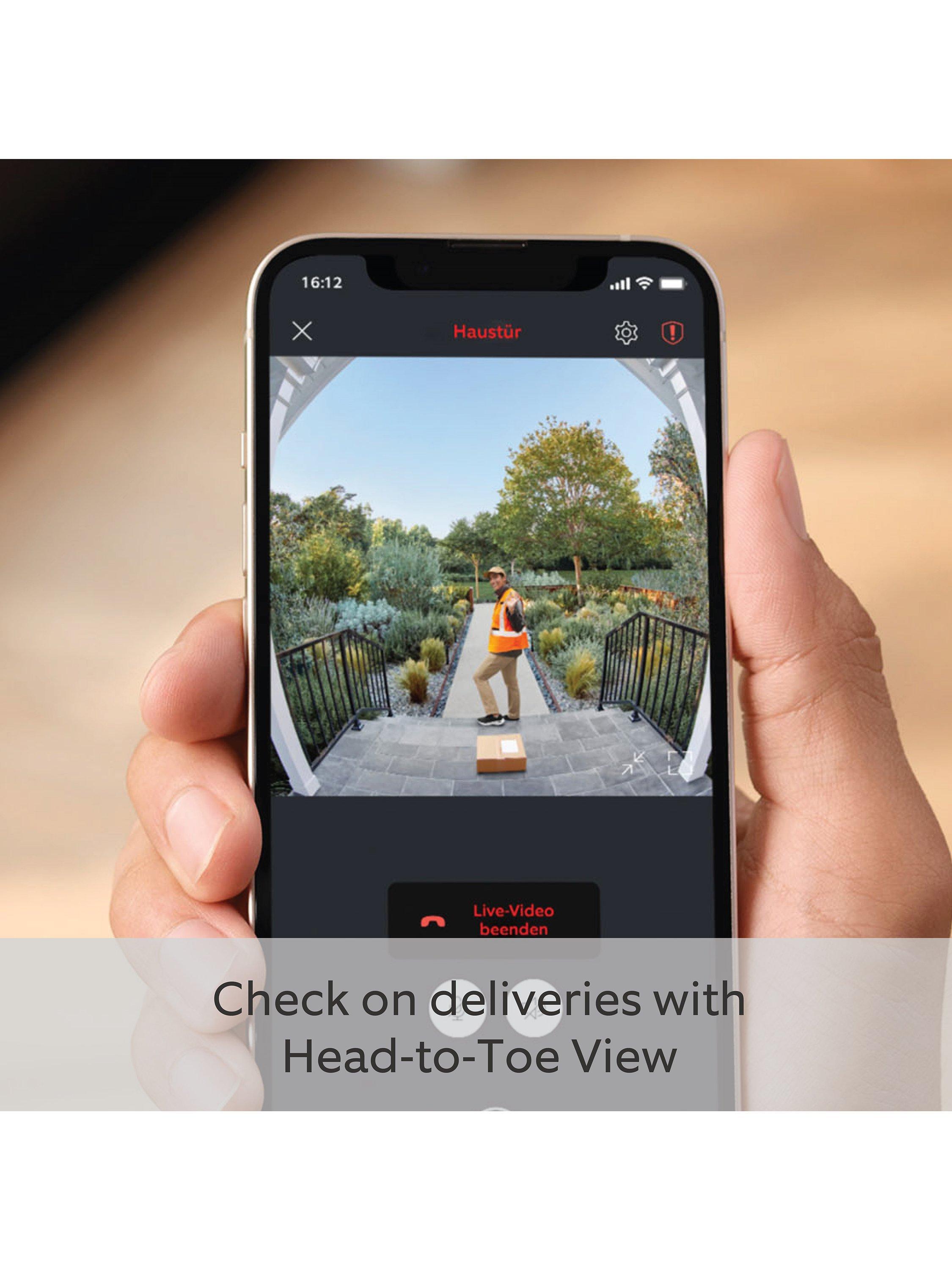 Smart Battery Video Doorbell Plus with Built-in Wi-Fi & Camera