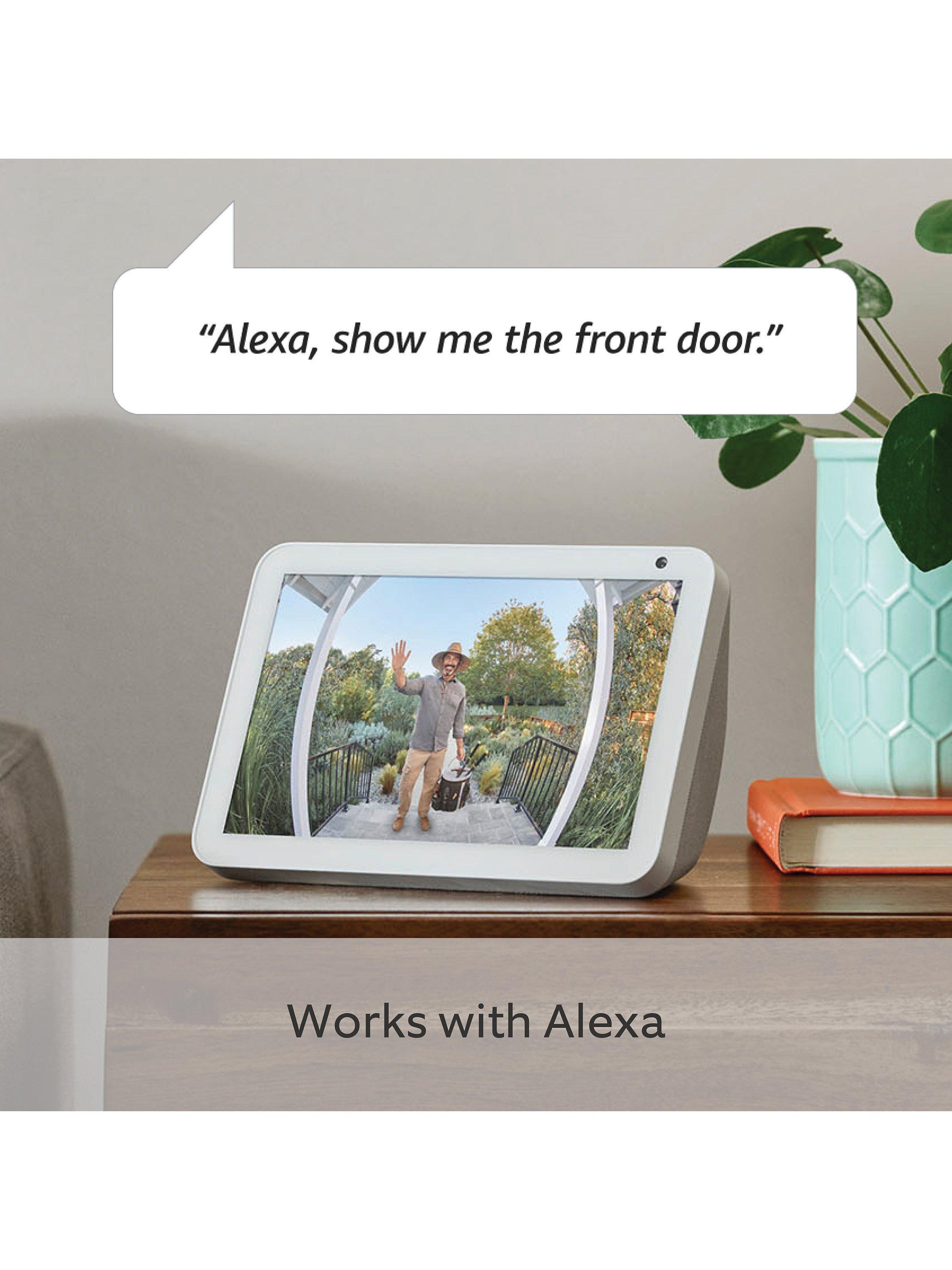 Smart Battery Video Doorbell Plus with Built-in Wi-Fi & Camera