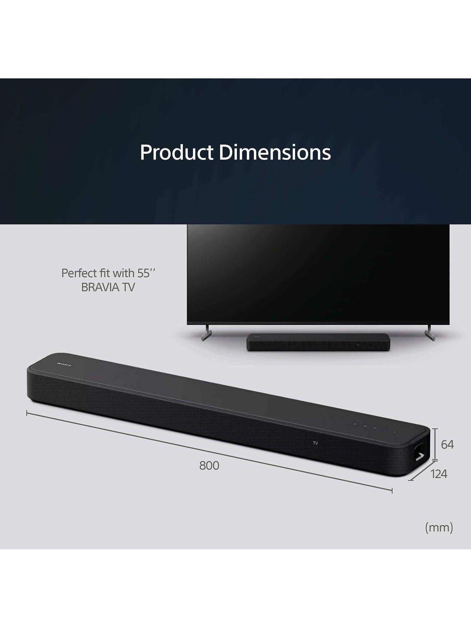 HT-S2000 Bluetooth All-In-One Soundbar with Dolby Atmos, DTS: X & Vertical Surround Engine, Black