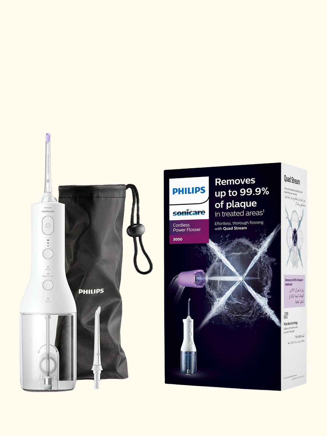 Sonicare HX3826 Cordless Power Flosser 3000 Water Flosser