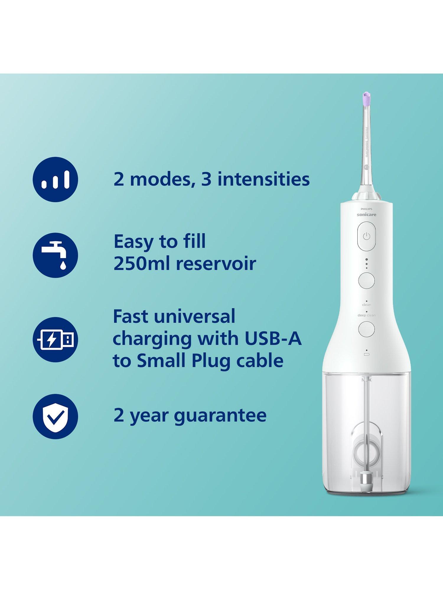 Sonicare HX3826 Cordless Power Flosser 3000 Water Flosser