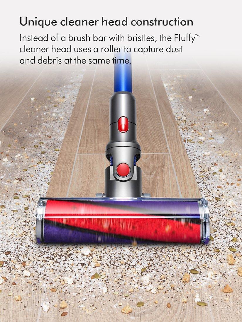 Fluffy Cleaner Head, Grey/Red/Purple