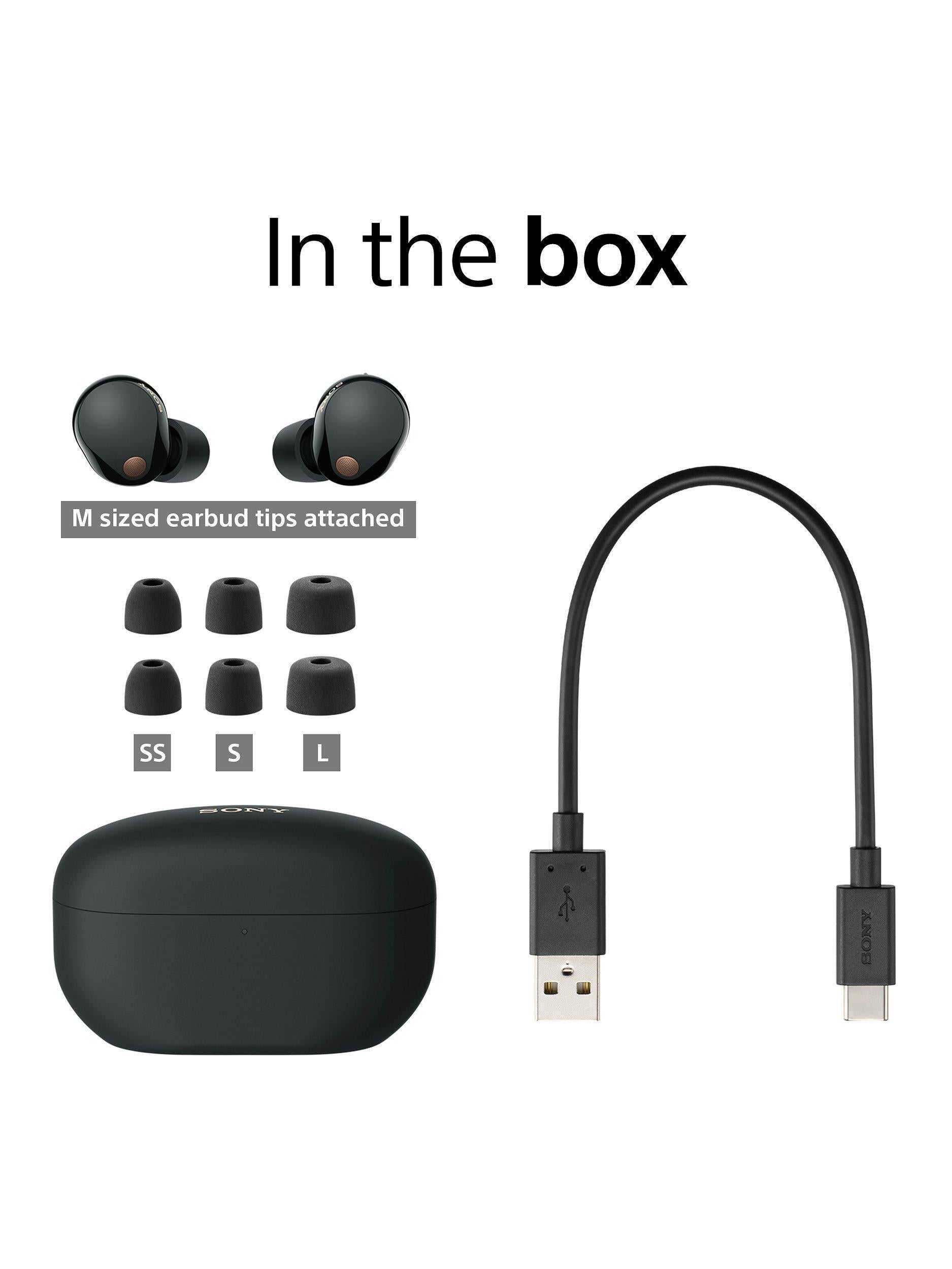 WF-1000XM5 Noise Cancelling True Wireless Bluetooth Sweat & Weather-Resistant In-Ear Headphones with Mic/Remote