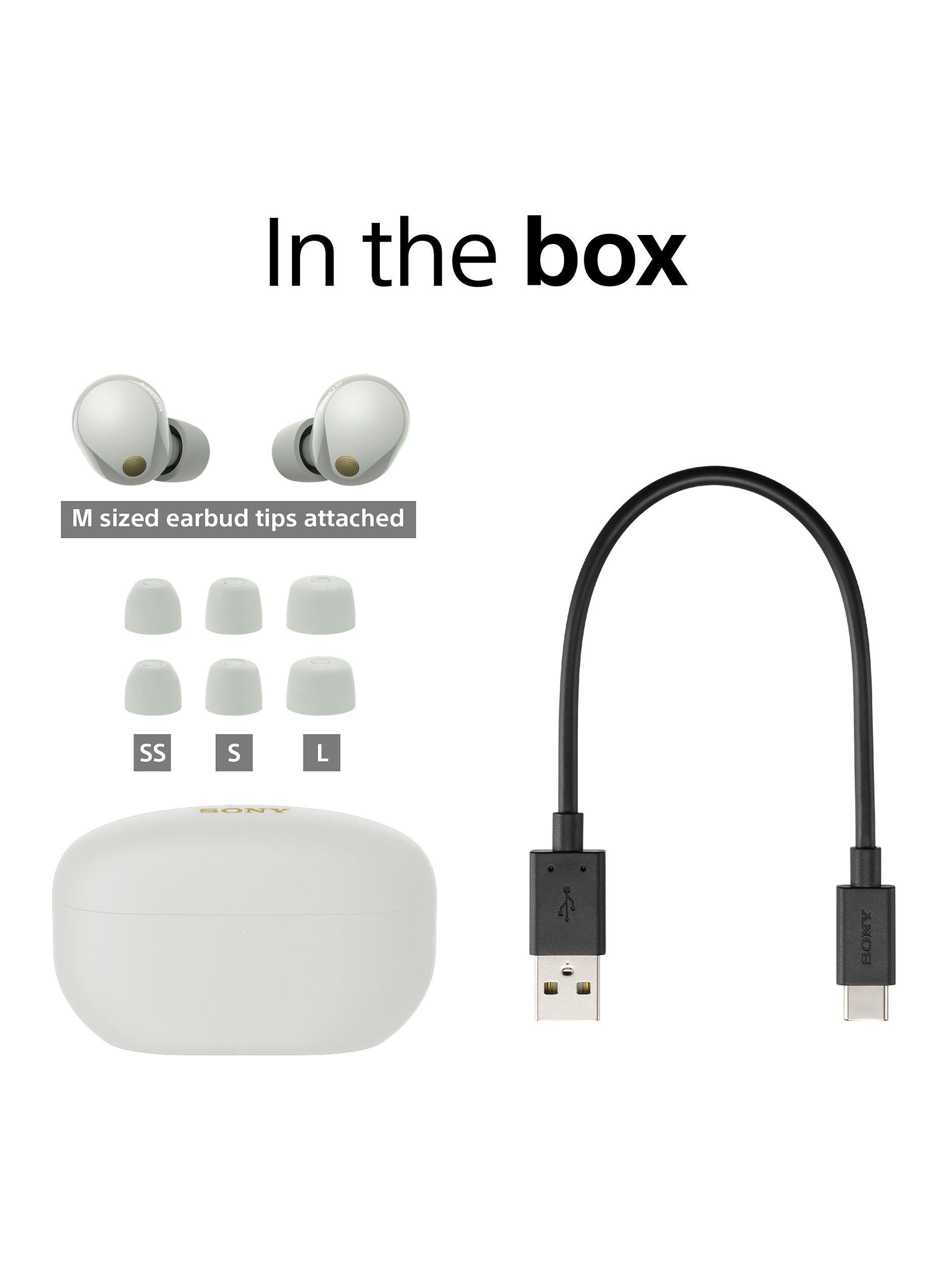 WF-1000XM5 Noise Cancelling True Wireless Bluetooth Sweat & Weather-Resistant In-Ear Headphones with Mic/Remote