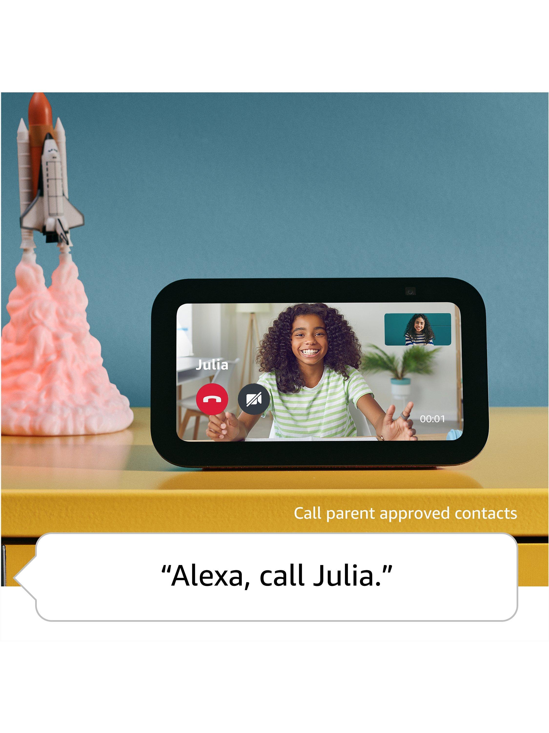Echo Show 5 (3rd Gen) Kids Smart Speaker with 5.5" Screen, Alexa Voice Recognition & Parental Controls, Galaxy
