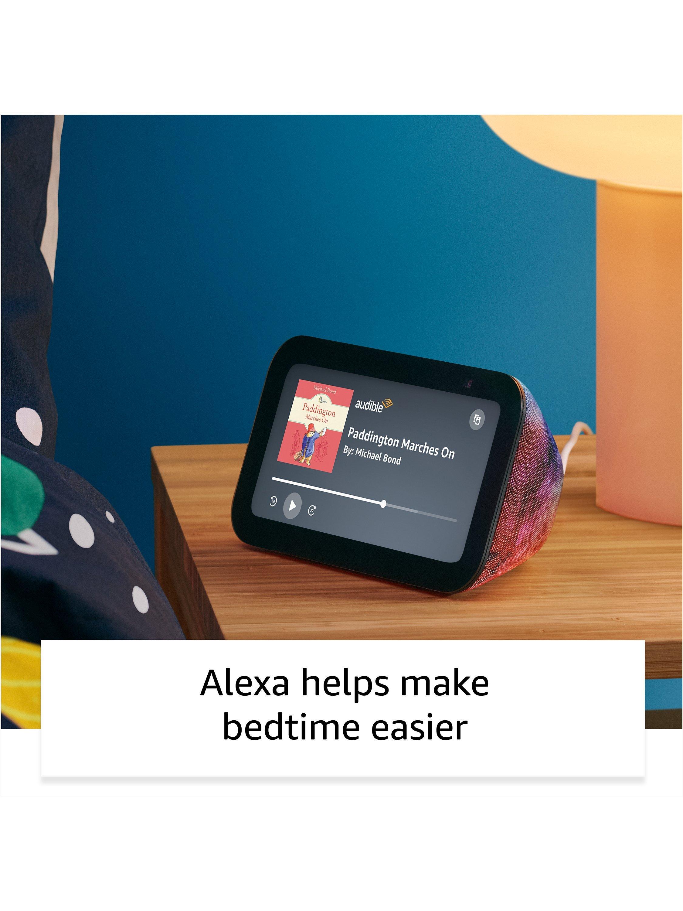 Echo Show 5 (3rd Gen) Kids Smart Speaker with 5.5" Screen, Alexa Voice Recognition & Parental Controls, Galaxy