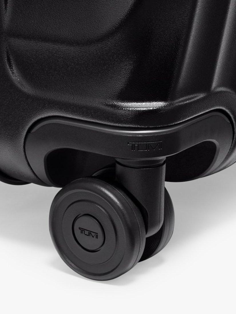 19 Degree Short Trip 66cm 4-Wheel Expandable Medium Suitcase, Black Texture
