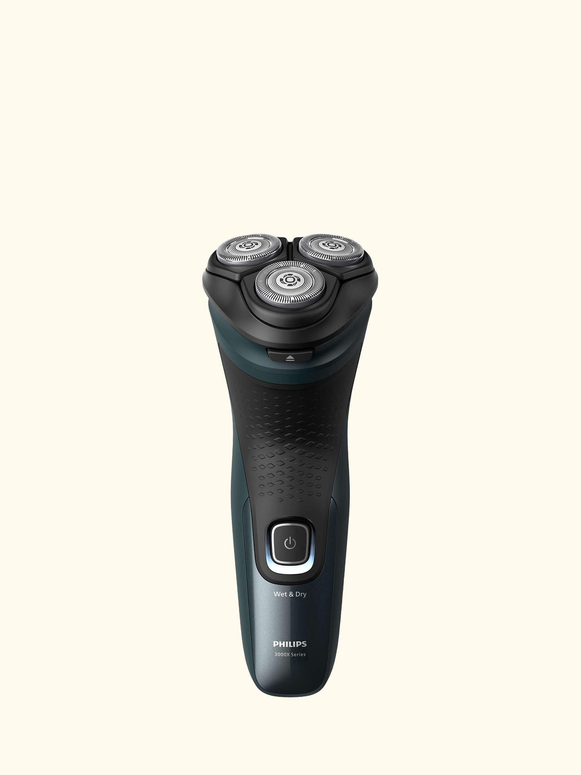 Series 3000X X3052/00 Wet & Dry Electric Shaver with 27 PowerCut Blades, 4D Flex Heads & Pop-up Trimmer, Dark Green Forest