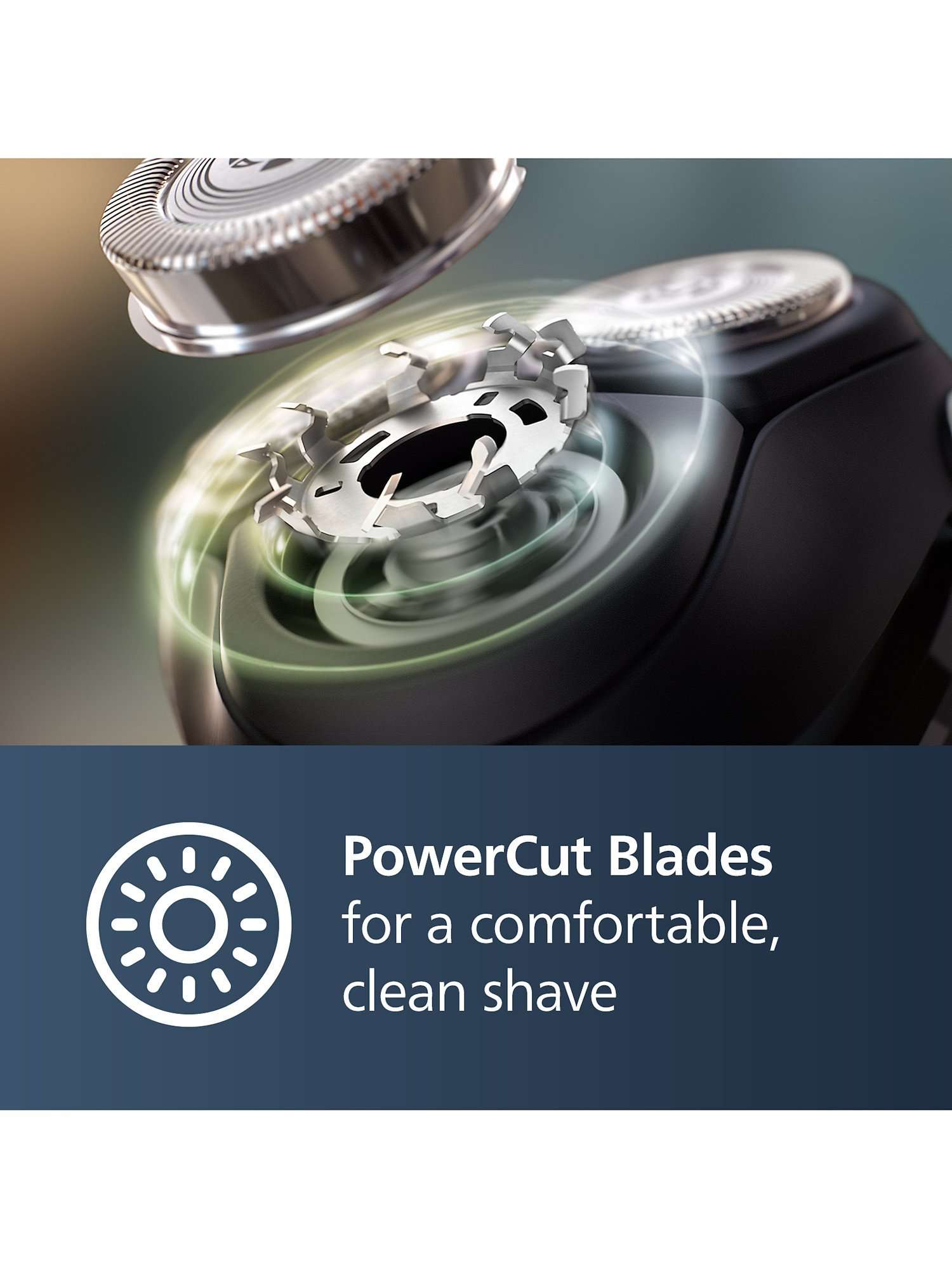 Series 3000 S3242/12 Wet & Dry Electric Shaver with 5D Flex & Pivot Heads, Travel Pouch & Pop-up Trimmer, Ash Gold