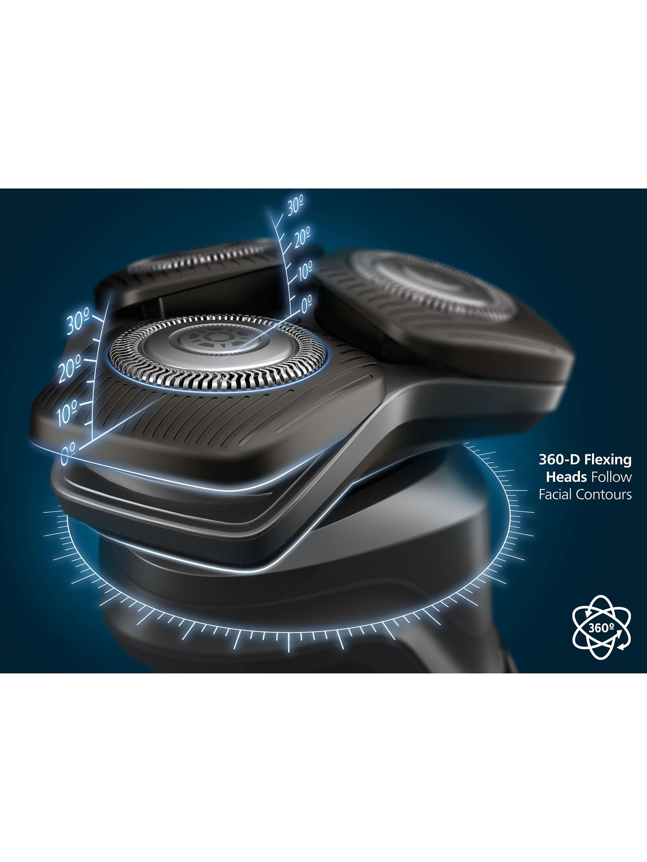 S5887/50 Series 5000 Wet & Dry Men's Electric Shaver with Pop-up Trimmer, Travel Case, Quick-Clean Pod and Full LED Display, Carbon Grey