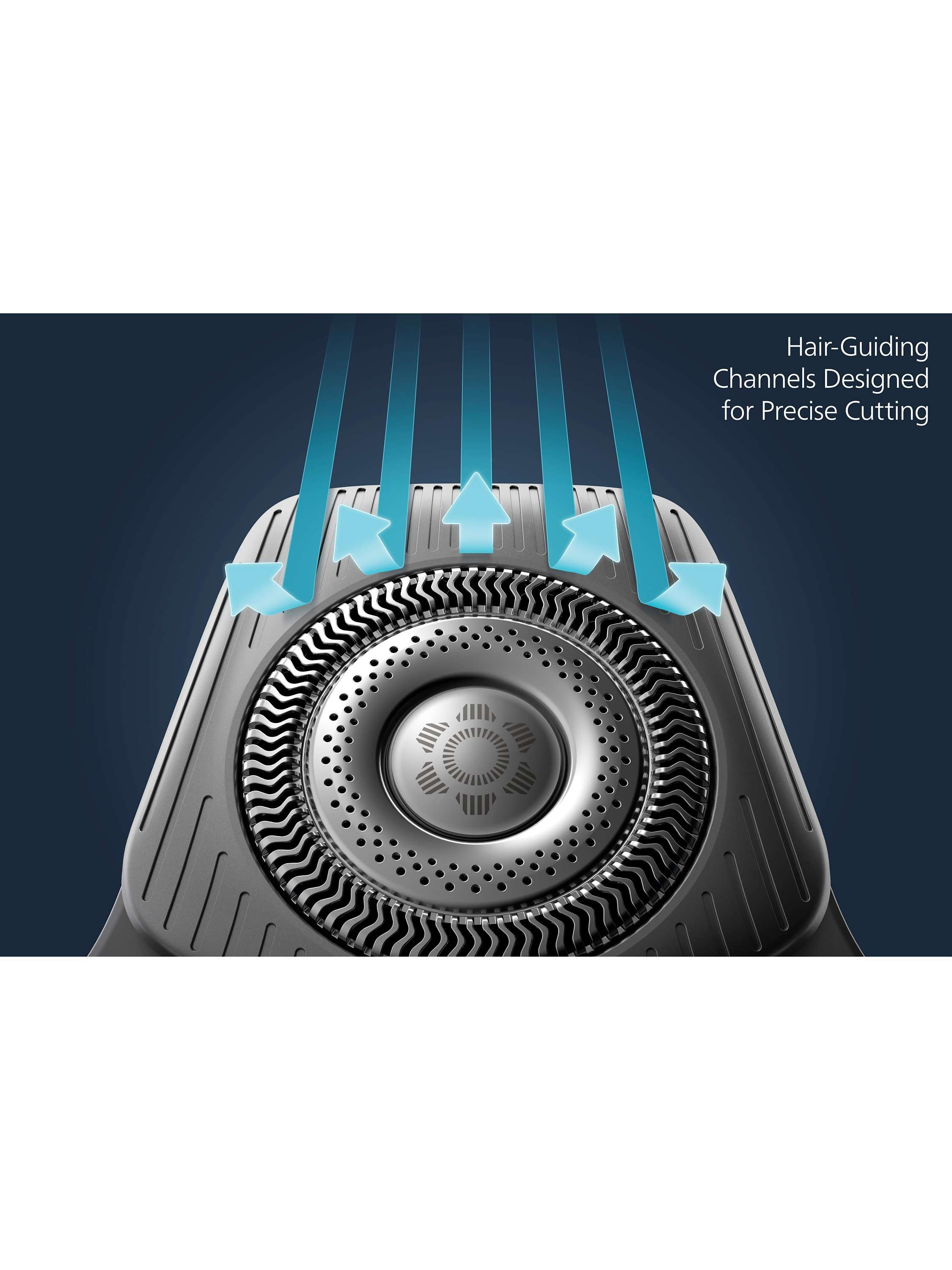 S5887/50 Series 5000 Wet & Dry Men's Electric Shaver with Pop-up Trimmer, Travel Case, Quick-Clean Pod and Full LED Display, Carbon Grey