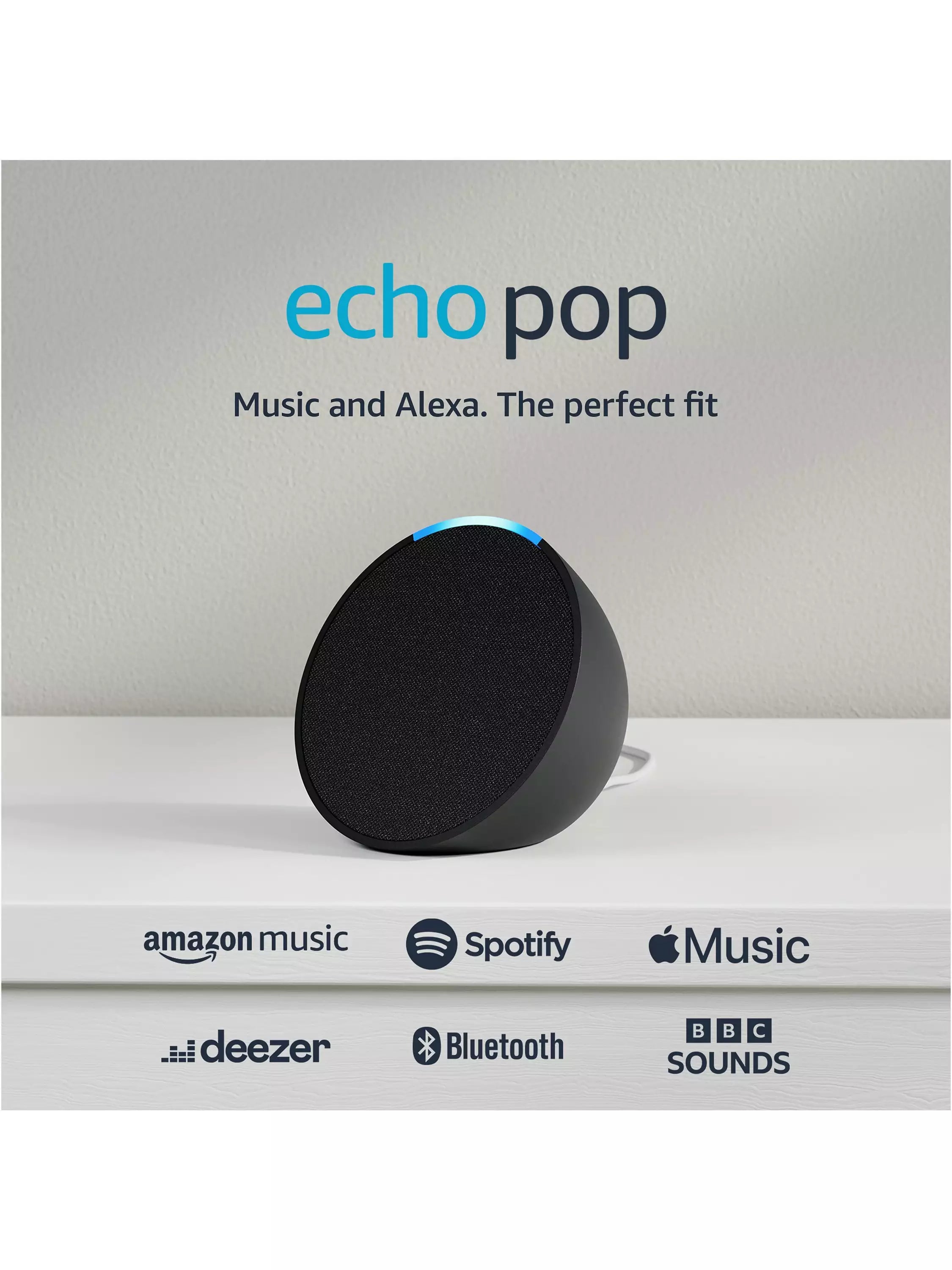 Amazon Echo Pop Smart Speaker with Alexa+ Early Access Voice Recognition & Control