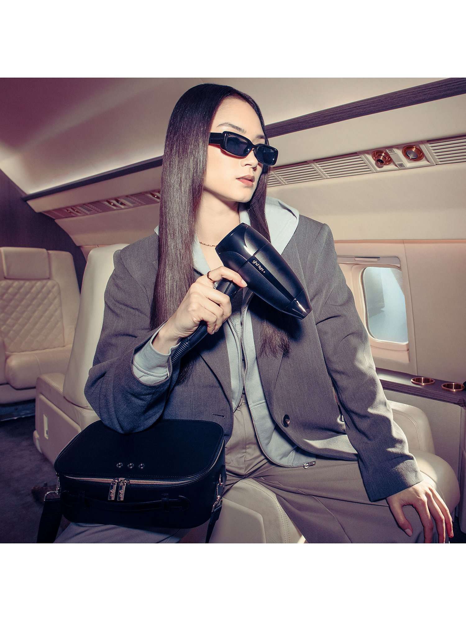 Flight+ Travel Hair Dryer, Black