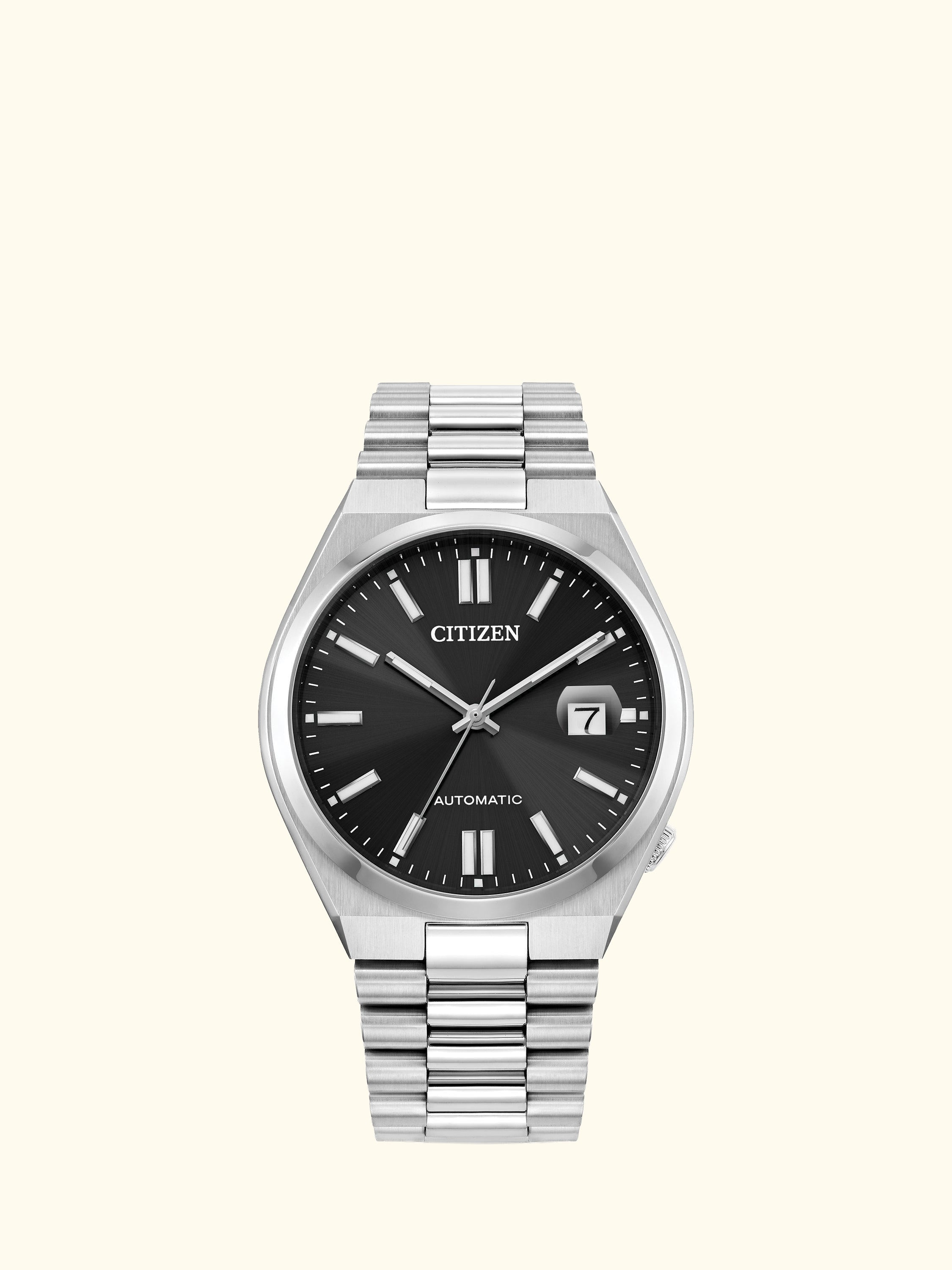 TSUYOSA Unisex Automatic Sunray Dial Bracelet Strap Watch