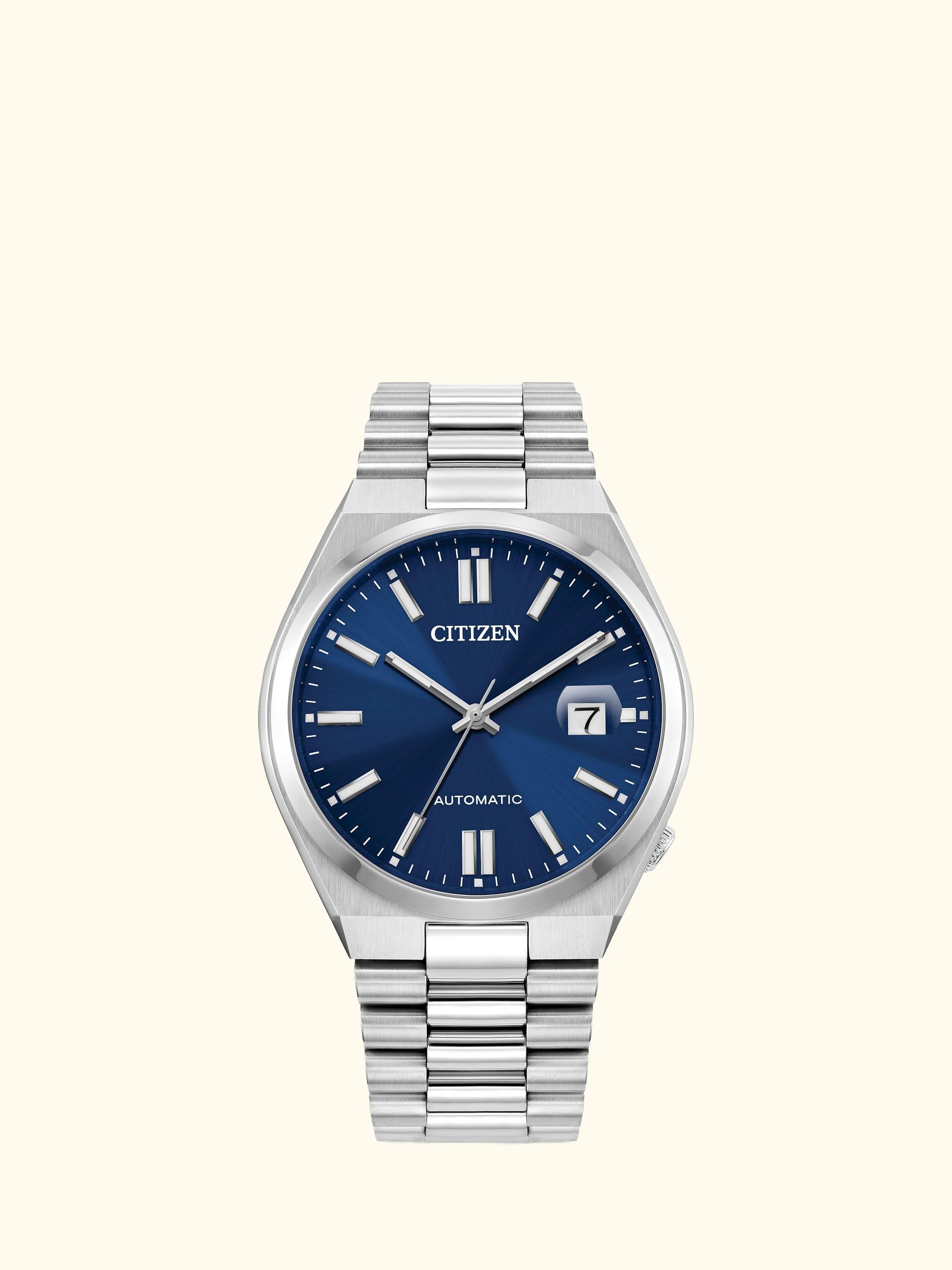 TSUYOSA Unisex Automatic Sunray Dial Bracelet Strap Watch