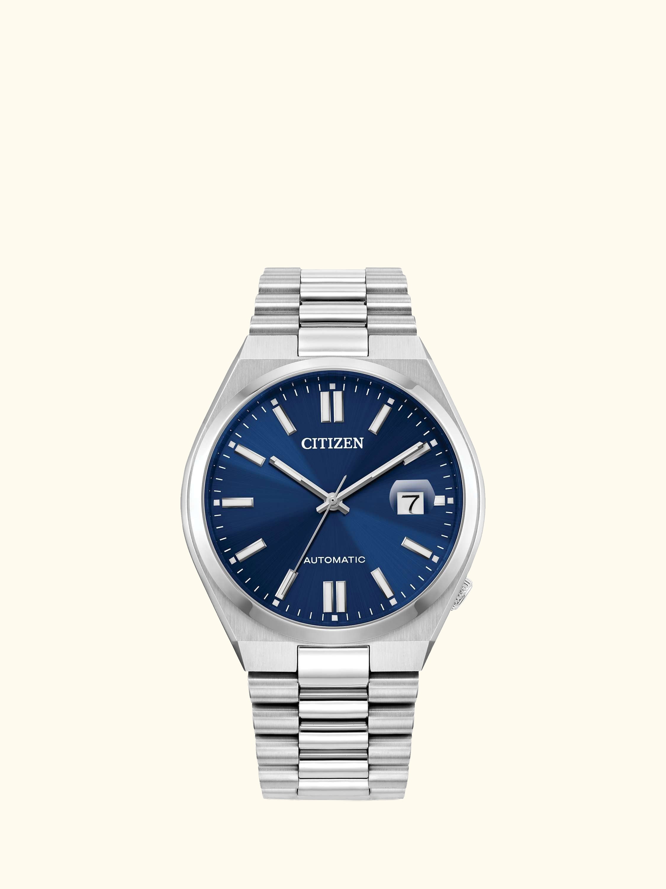 TSUYOSA Unisex Automatic Sunray Dial Bracelet Strap Watch