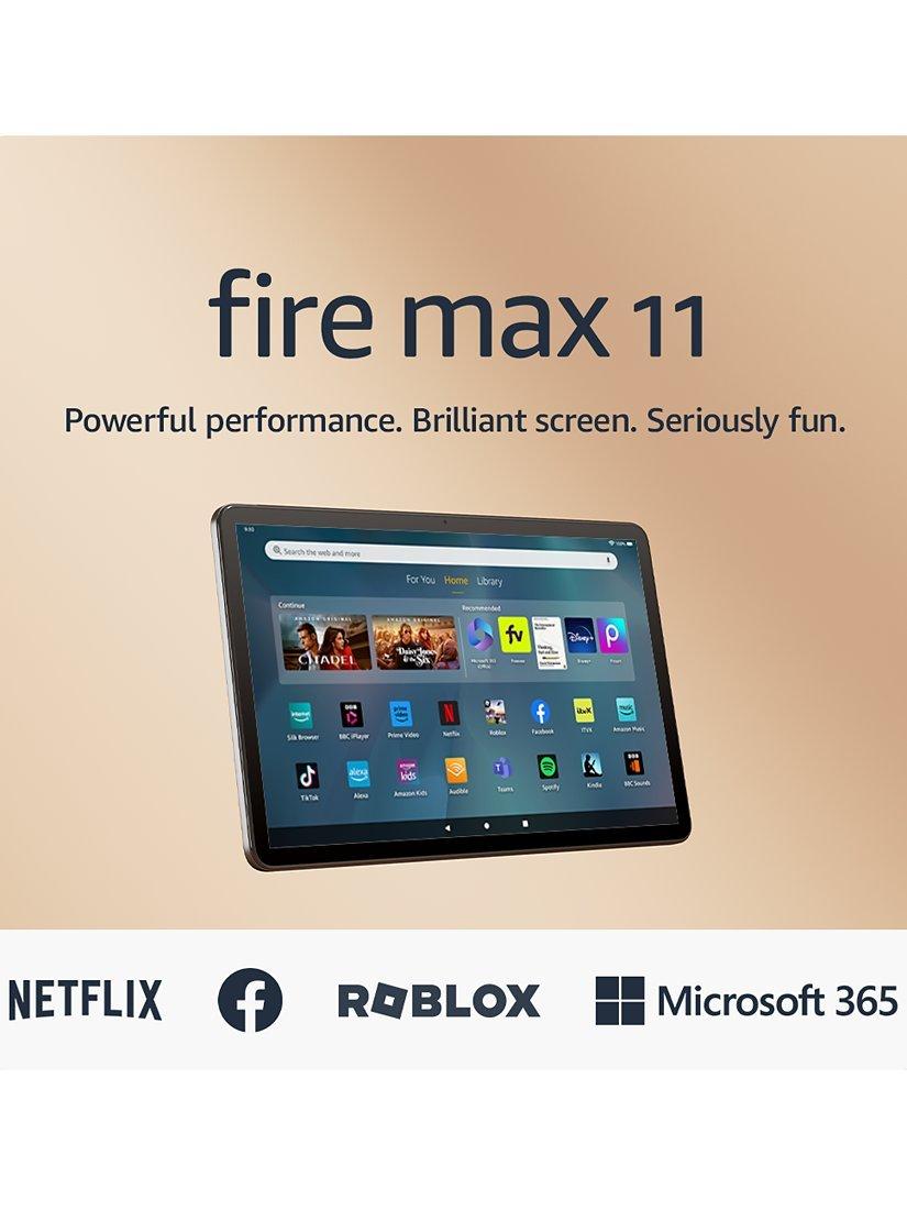 Fire Max 11 Tablet with Lockscreen Ads, 4GB RAM, 128GB, 11", Grey