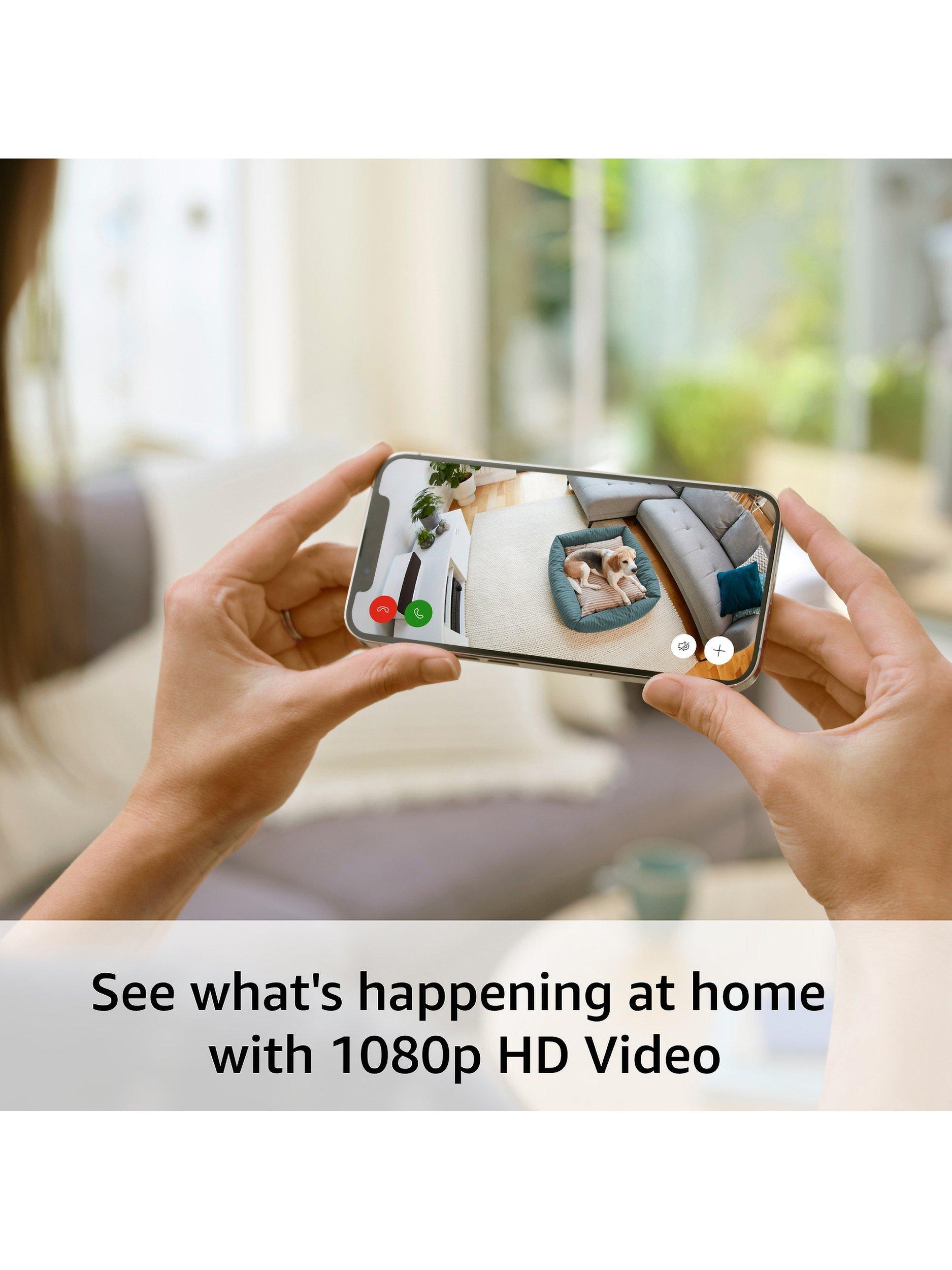 Indoor Camera (2nd Generation) Smart Security Camera with Built-in Wi-Fi, Pack of 2