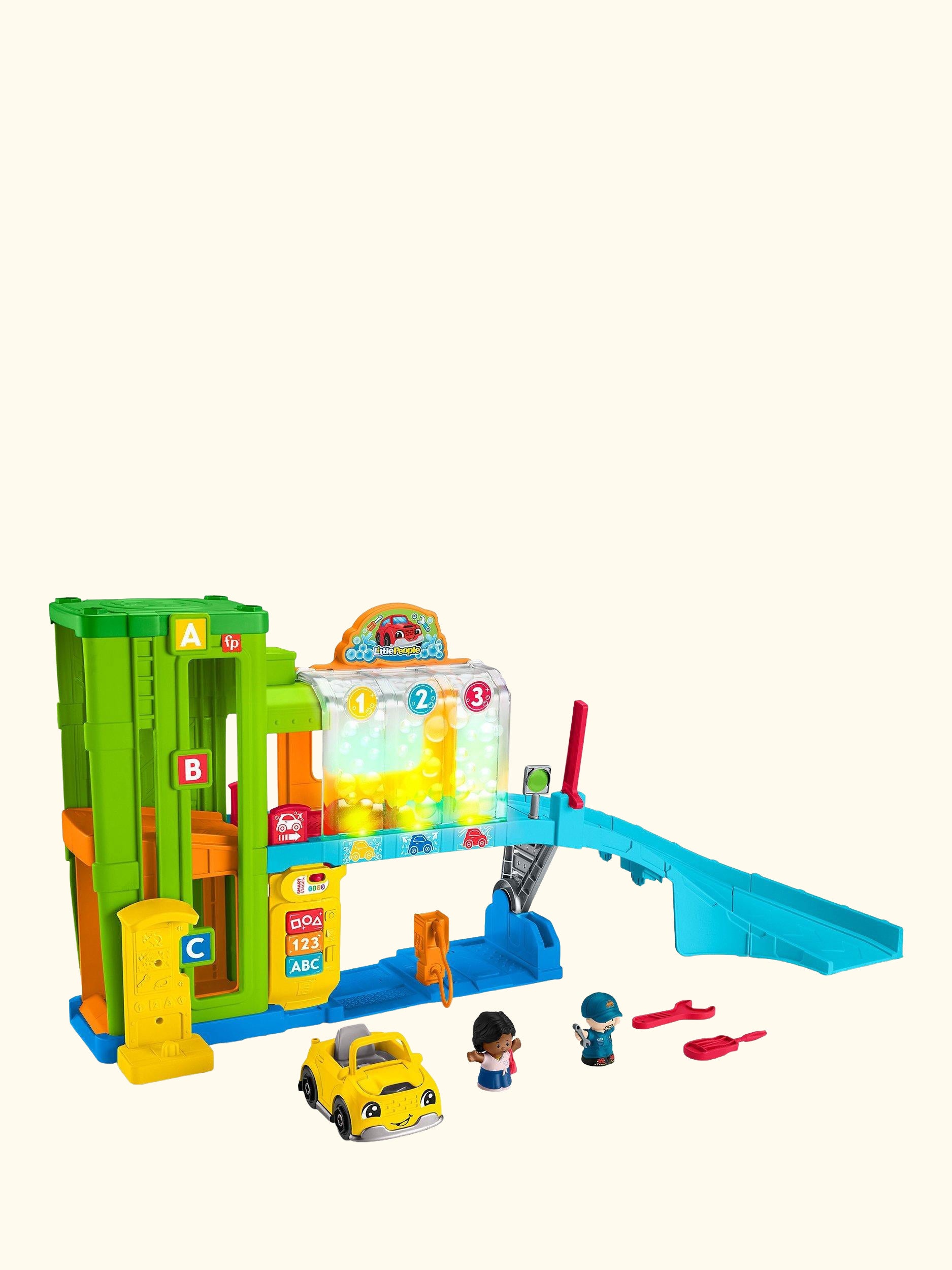 Little People Light-Up Learning Garage Play Set