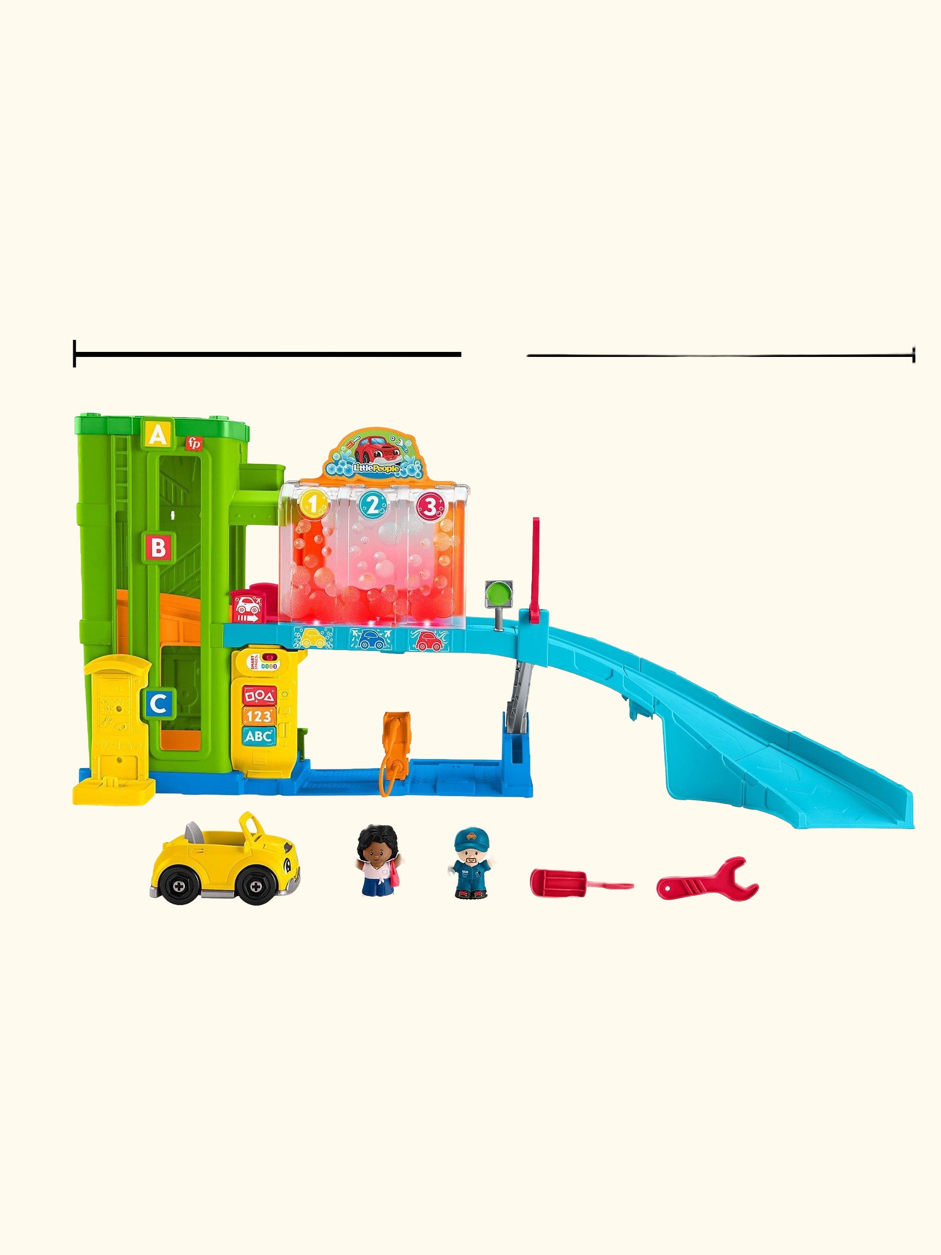 Little People Light-Up Learning Garage Play Set