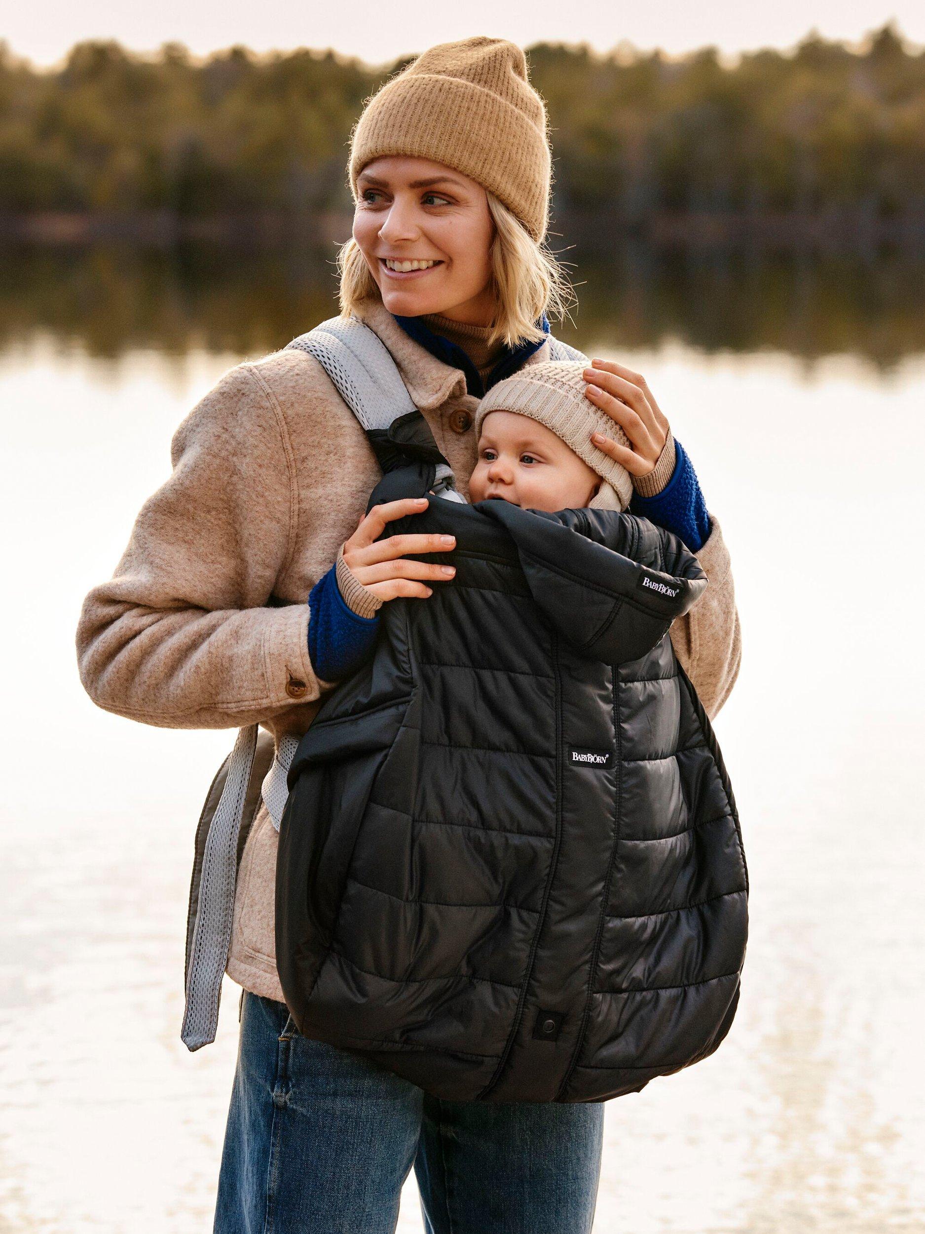 Baby Carrier Winter Cover, Black
