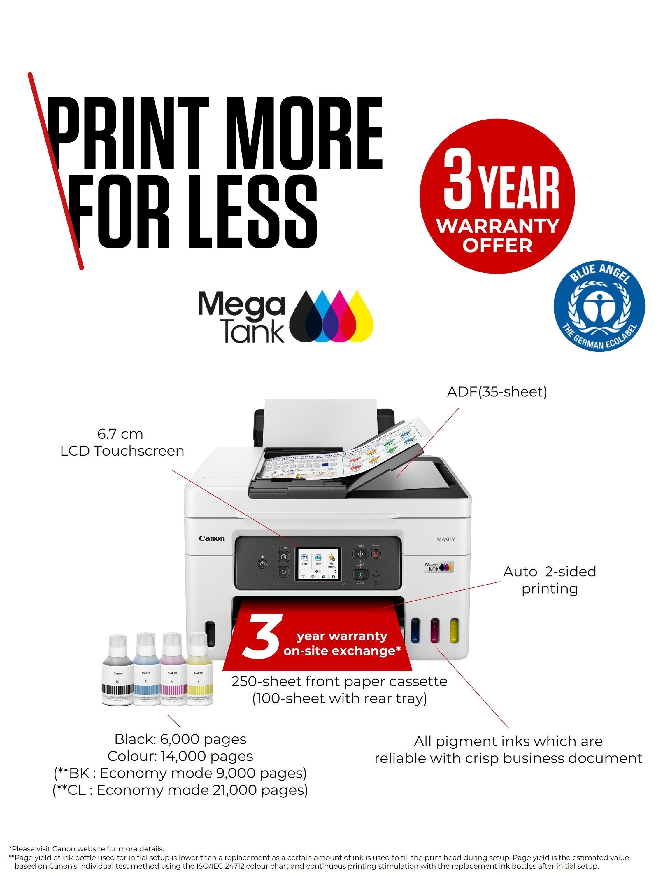 MAXIFY GX4050 All-In-One Wireless Wi-Fi Printer, White