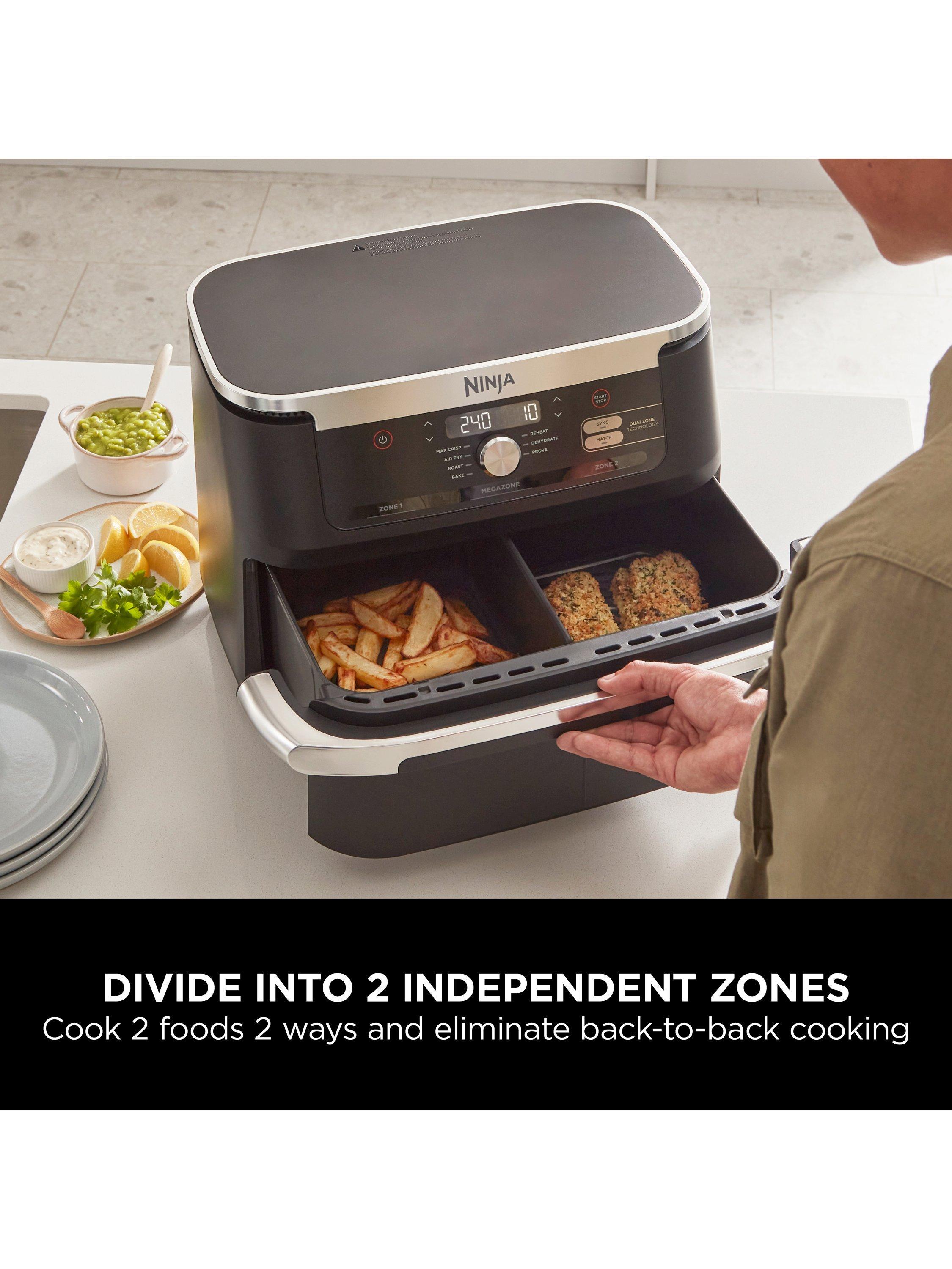 Foodi FlexDrawer Dual AF500UK Air Fryer, 10.4L, Black