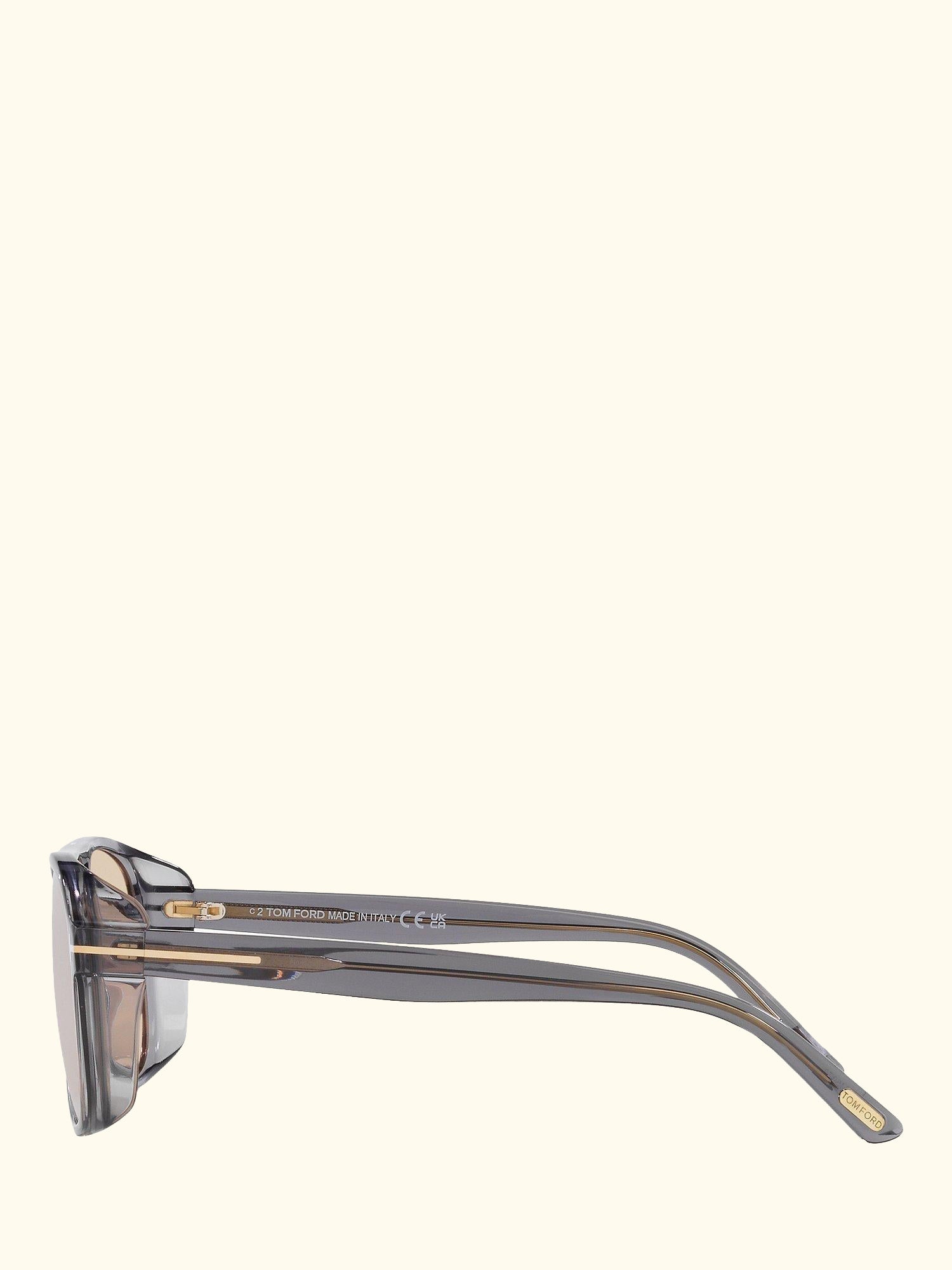 TF1022 Men's Rosco Square Sunglasses, Grey/Beige