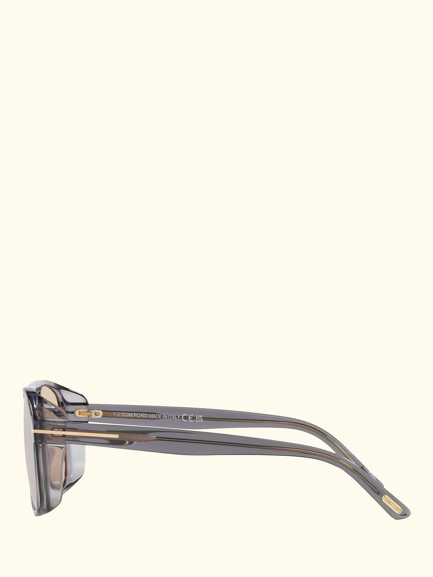 TF1022 Men's Rosco Square Sunglasses, Grey/Beige