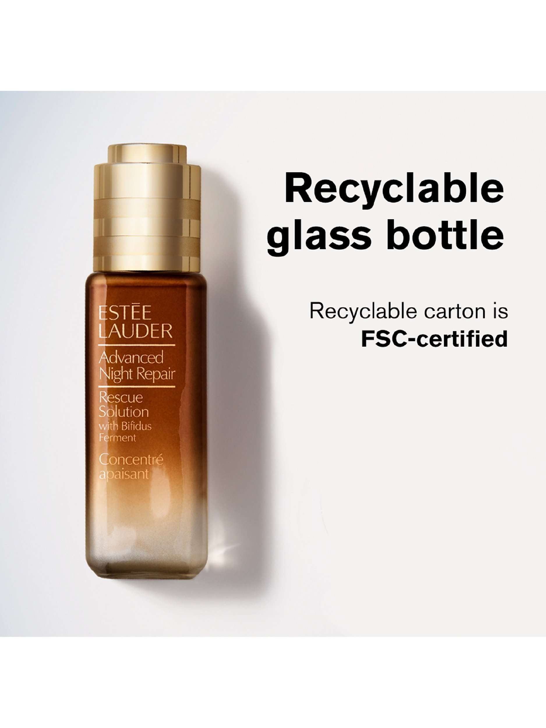 Advanced Night Repair Rescue Solution Serum with 15% Bifidus Ferment, 20ml