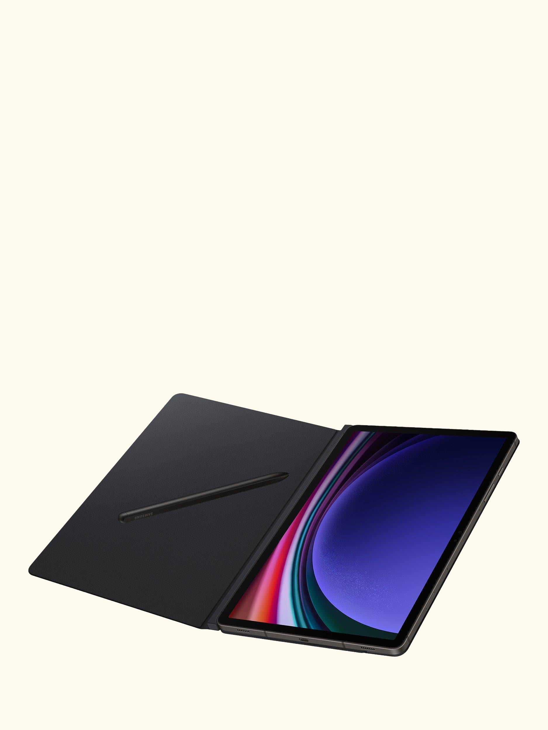 Smart Book Cover for Galaxy Tab S10 FE, S9 & S9 FE, Black