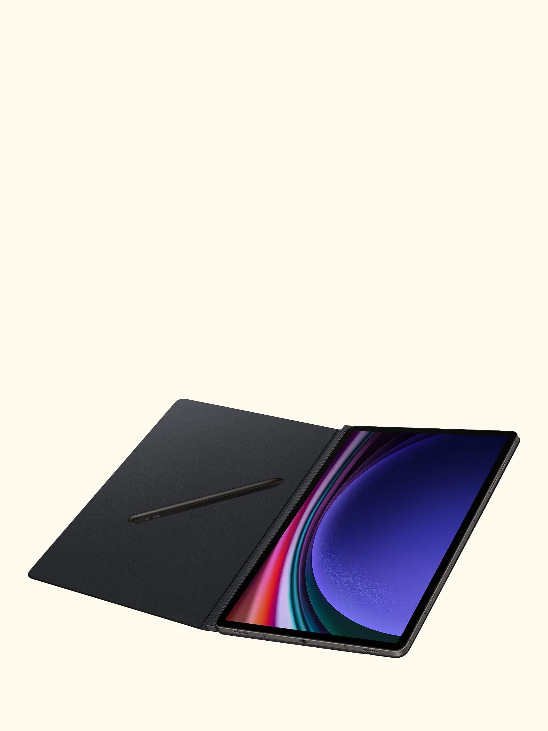 Smart Book Cover for Galaxy Tab S10+, S9+ & S9 FE+, Black