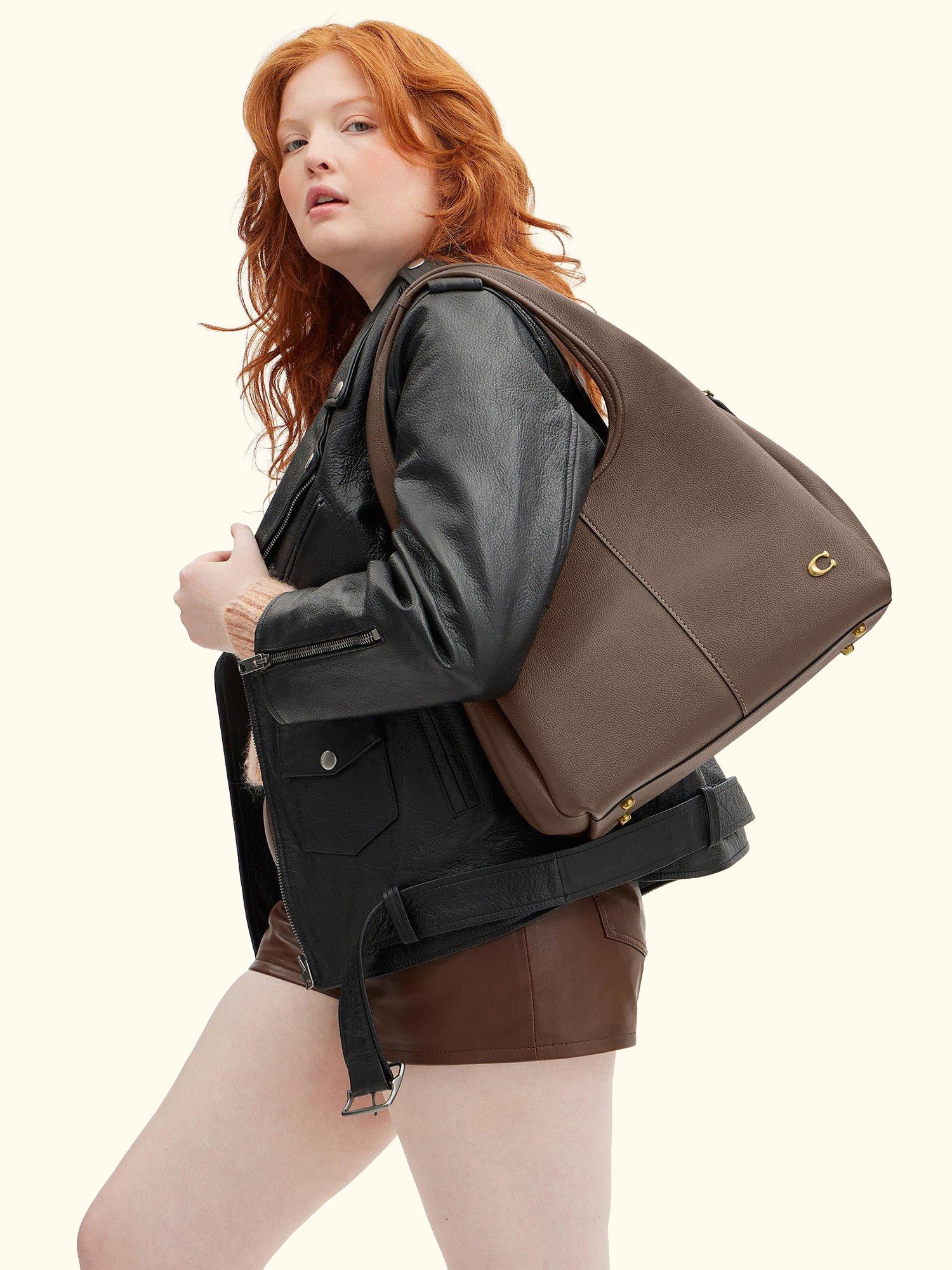 Lana Leather Shoulder Bag