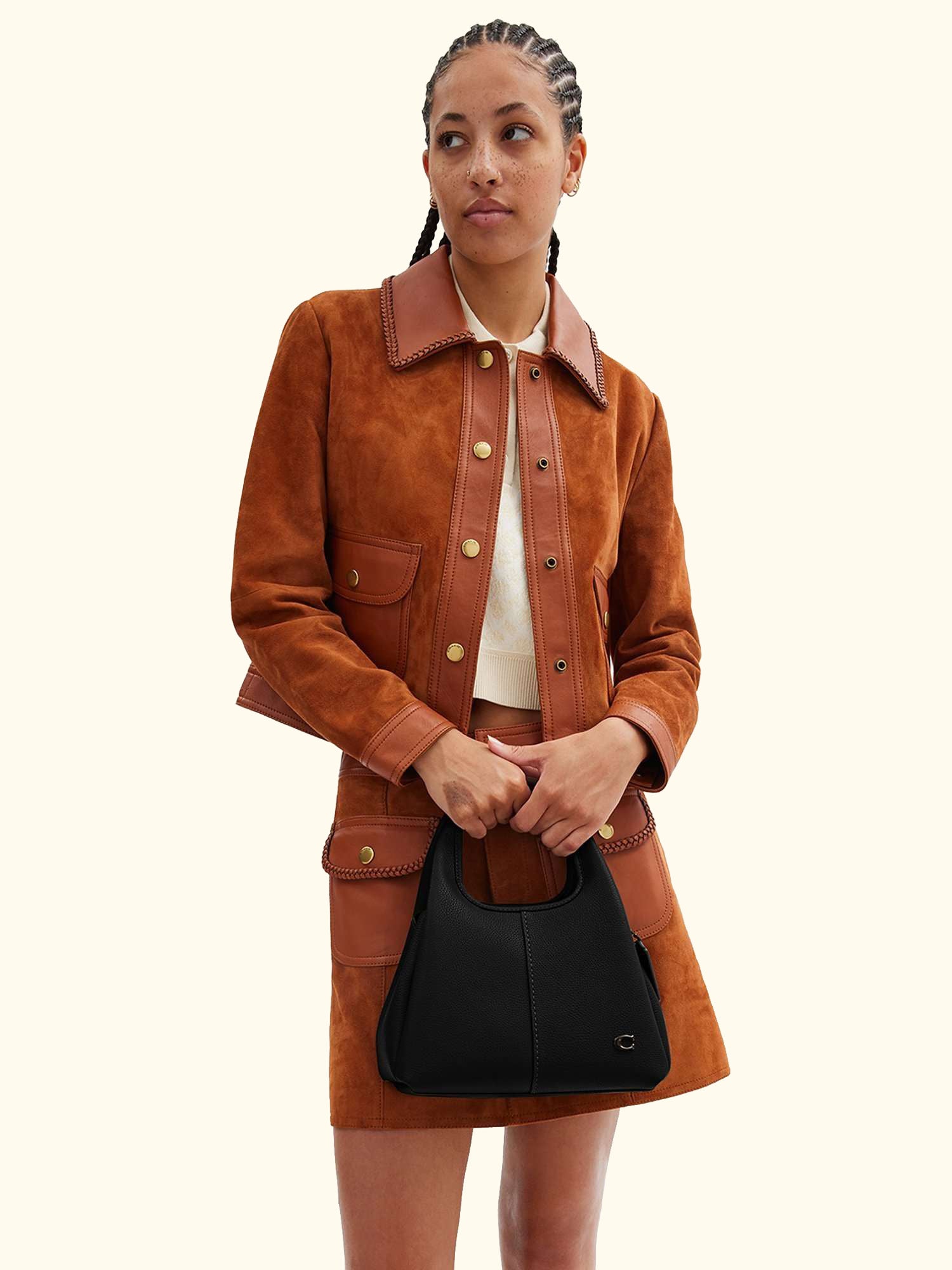 Lana 23 Small Leather Grab Bag